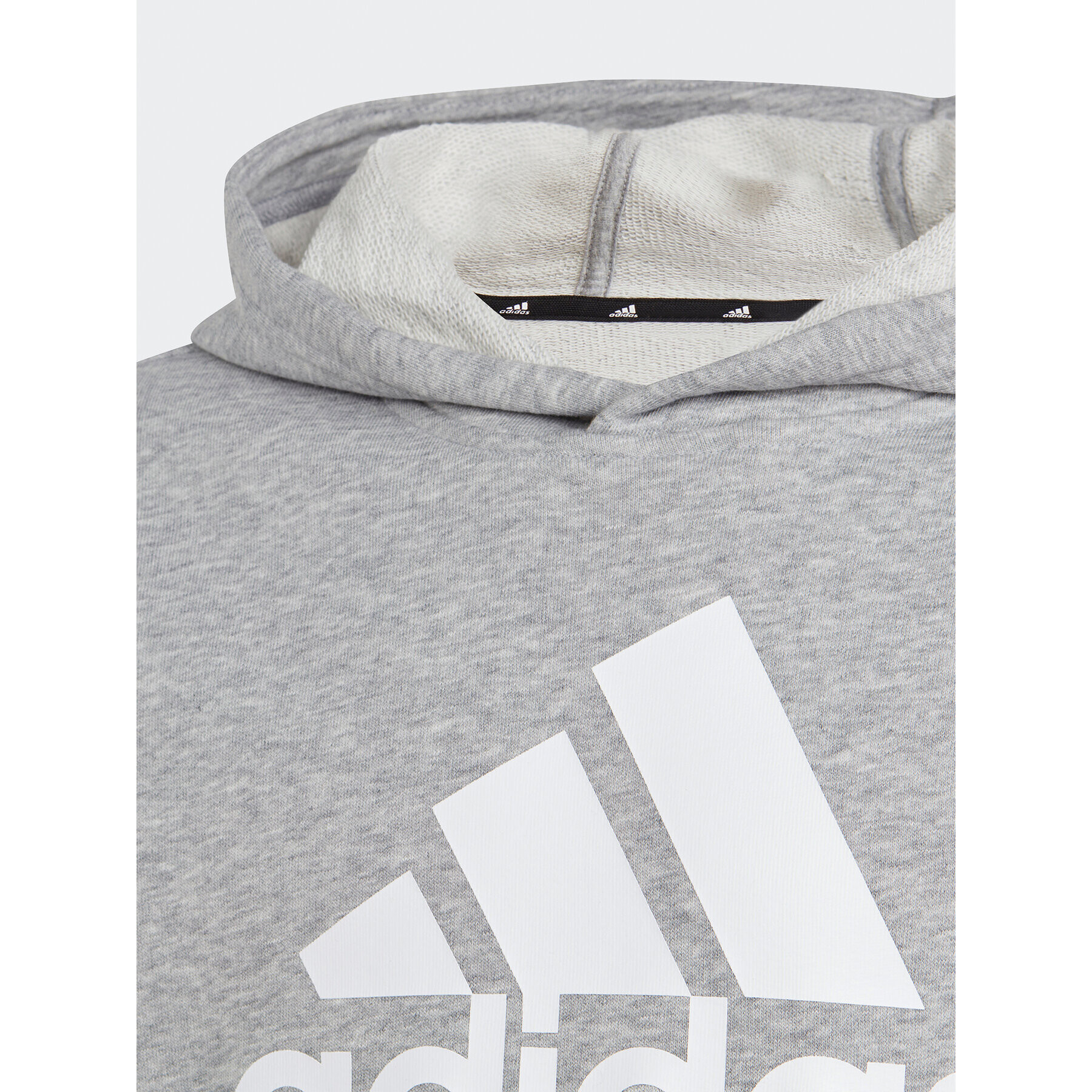 adidas Суитшърт Big Logo Essentials IC6835 Сив Regular Fit - Pepit.bg