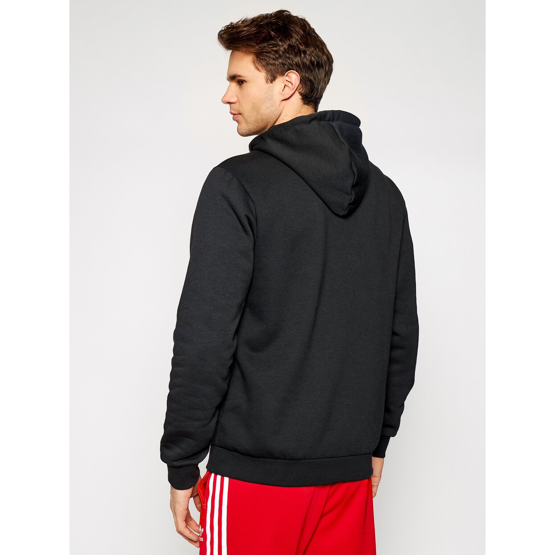 adidas Суитшърт Bl Fl Hd GK9220 Черен Regular Fit - Pepit.bg