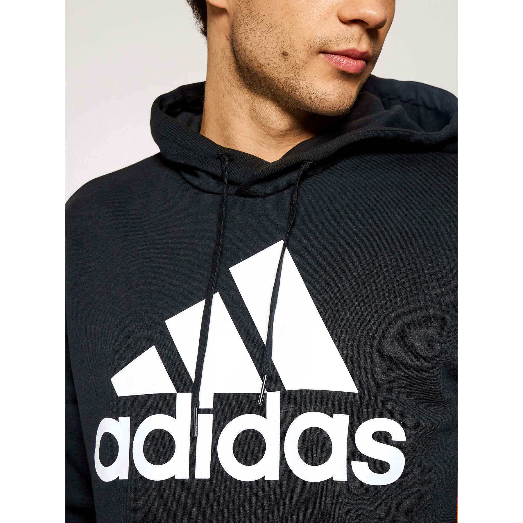 adidas Суитшърт Bl Fl Hd GK9220 Черен Regular Fit - Pepit.bg