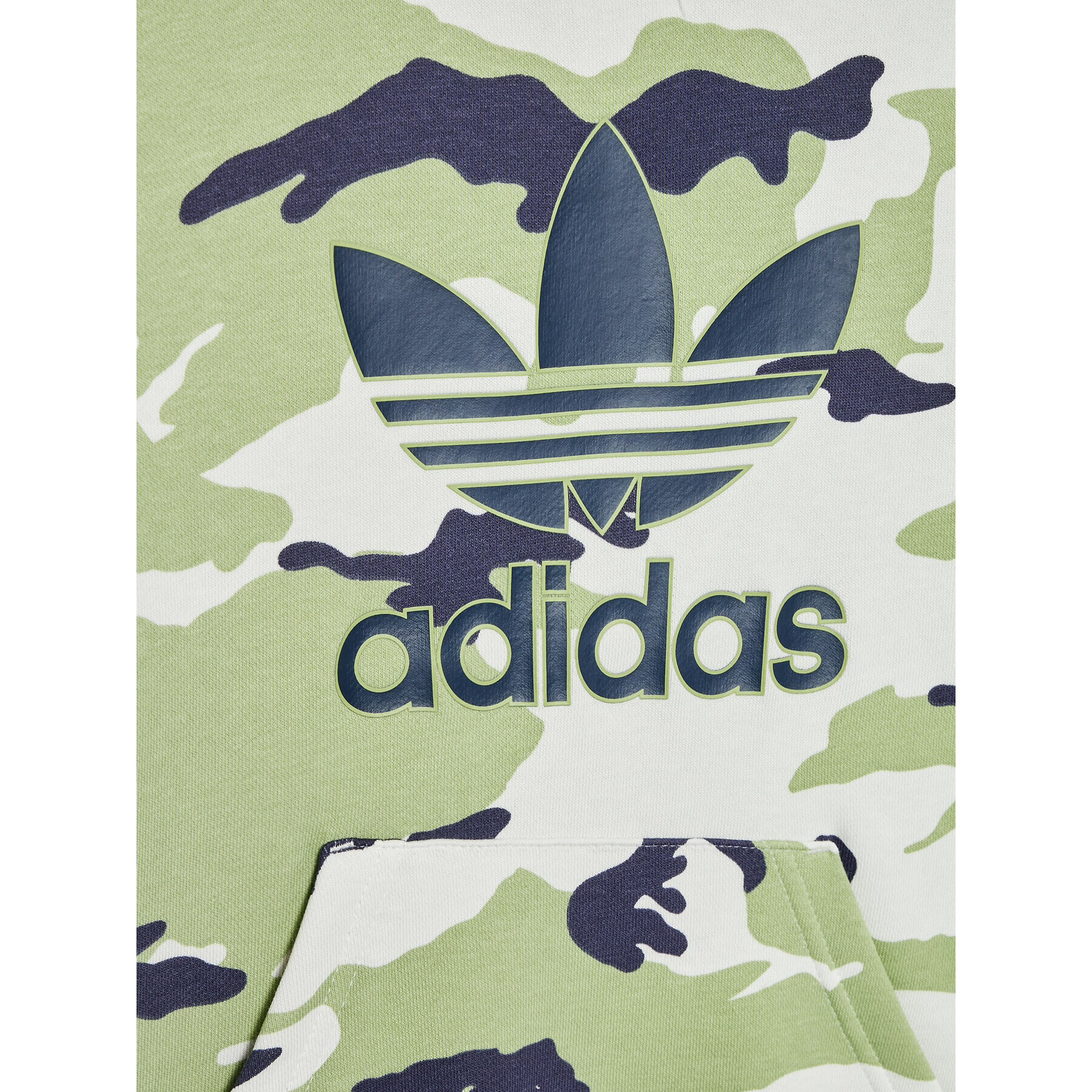 adidas Суитшърт Camo HF7449 Зелен Regular Fit - Pepit.bg