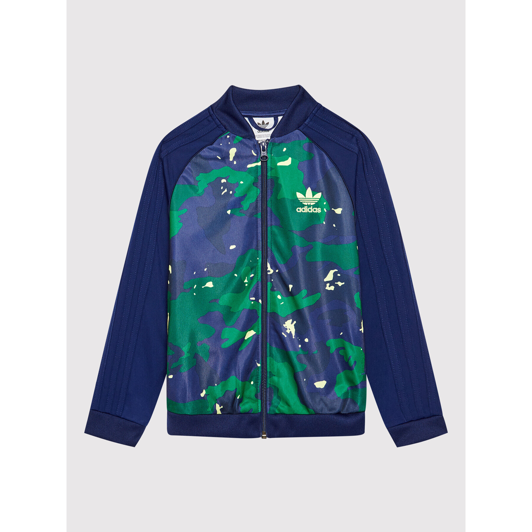 adidas Суитшърт Camo-Print H20311 Тъмносин Regular Fit - Pepit.bg