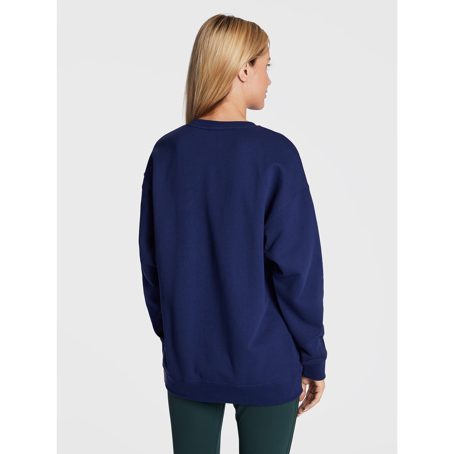 adidas Суитшърт Crew HK5177 Тъмносин Oversize - Pepit.bg