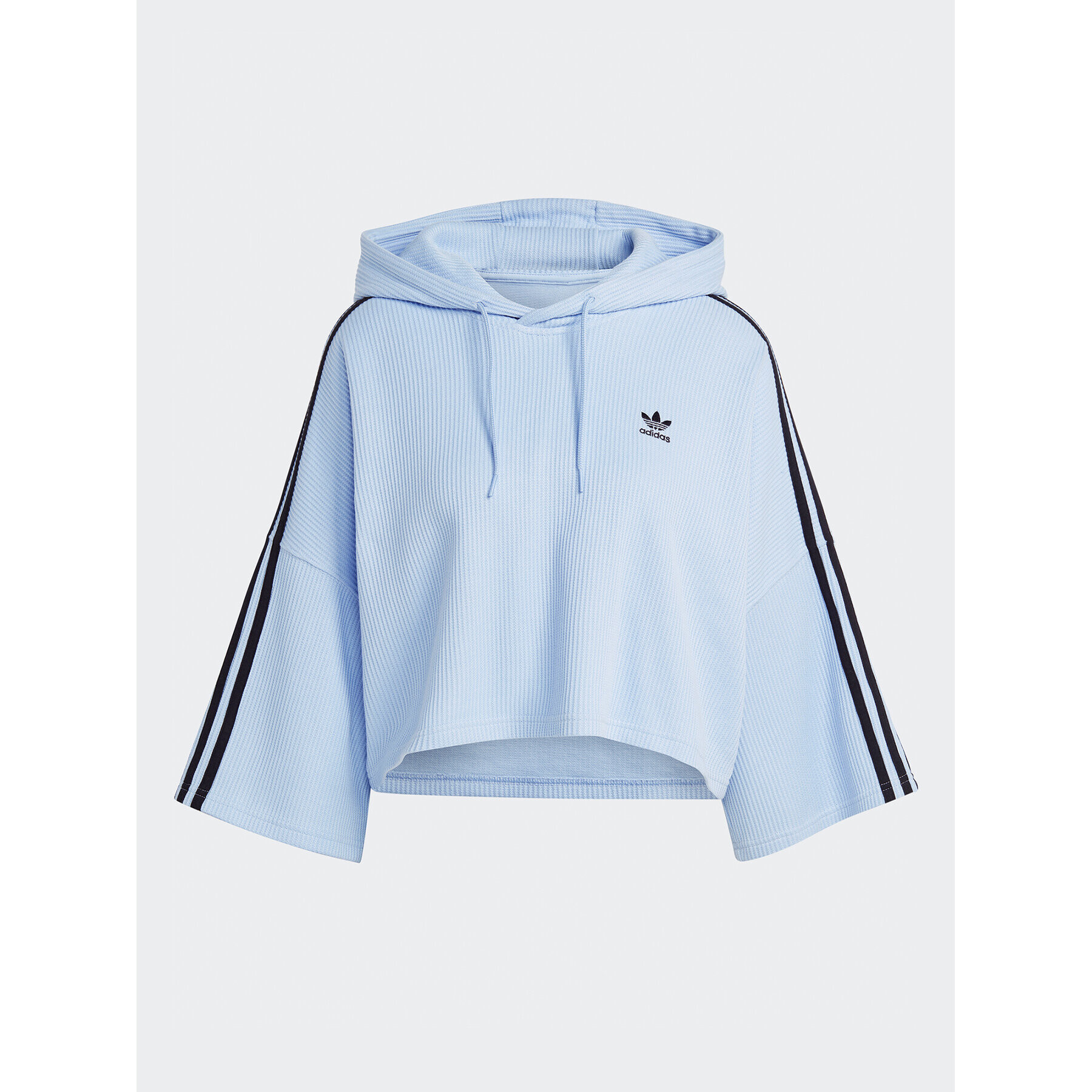 adidas Суитшърт Crop Hoodie IC5460 Син - Pepit.bg