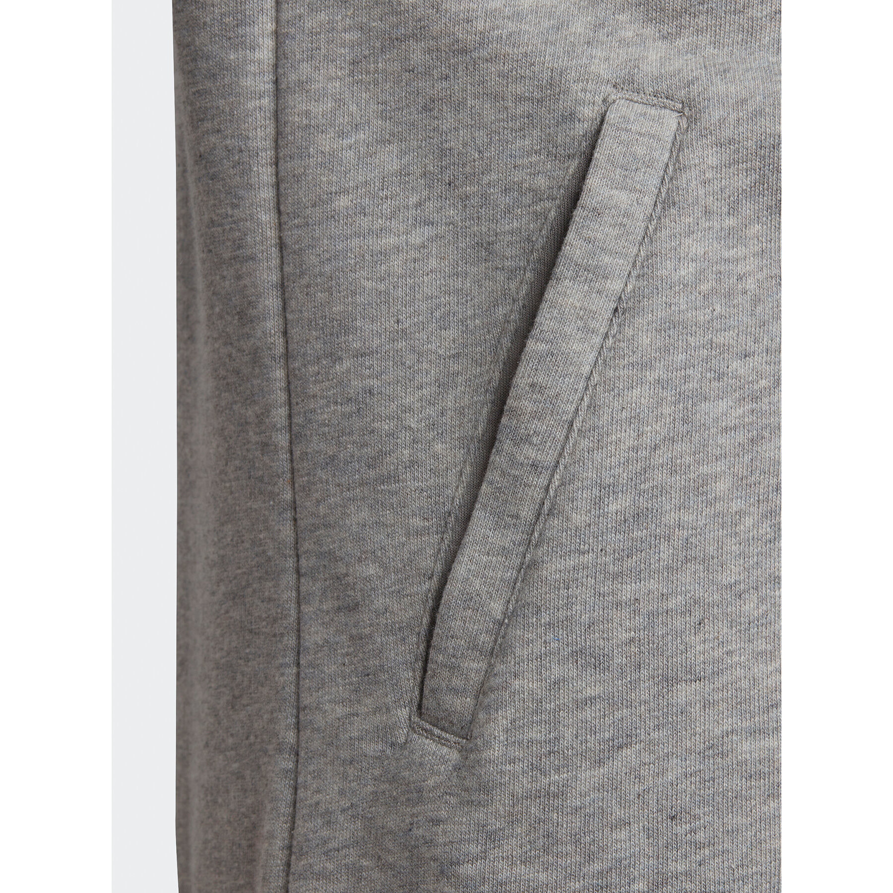 adidas Суитшърт Essentials 3-Stripes IC3635 Сив Slim Fit - Pepit.bg