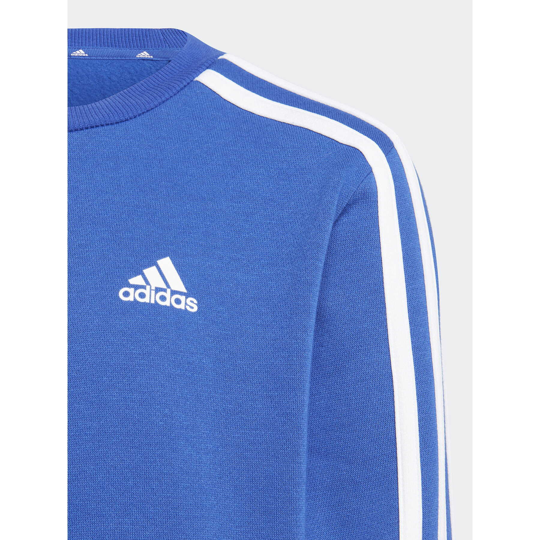 adidas Суитшърт Essentials 3-Stripes IJ6352 Син Regular Fit - Pepit.bg