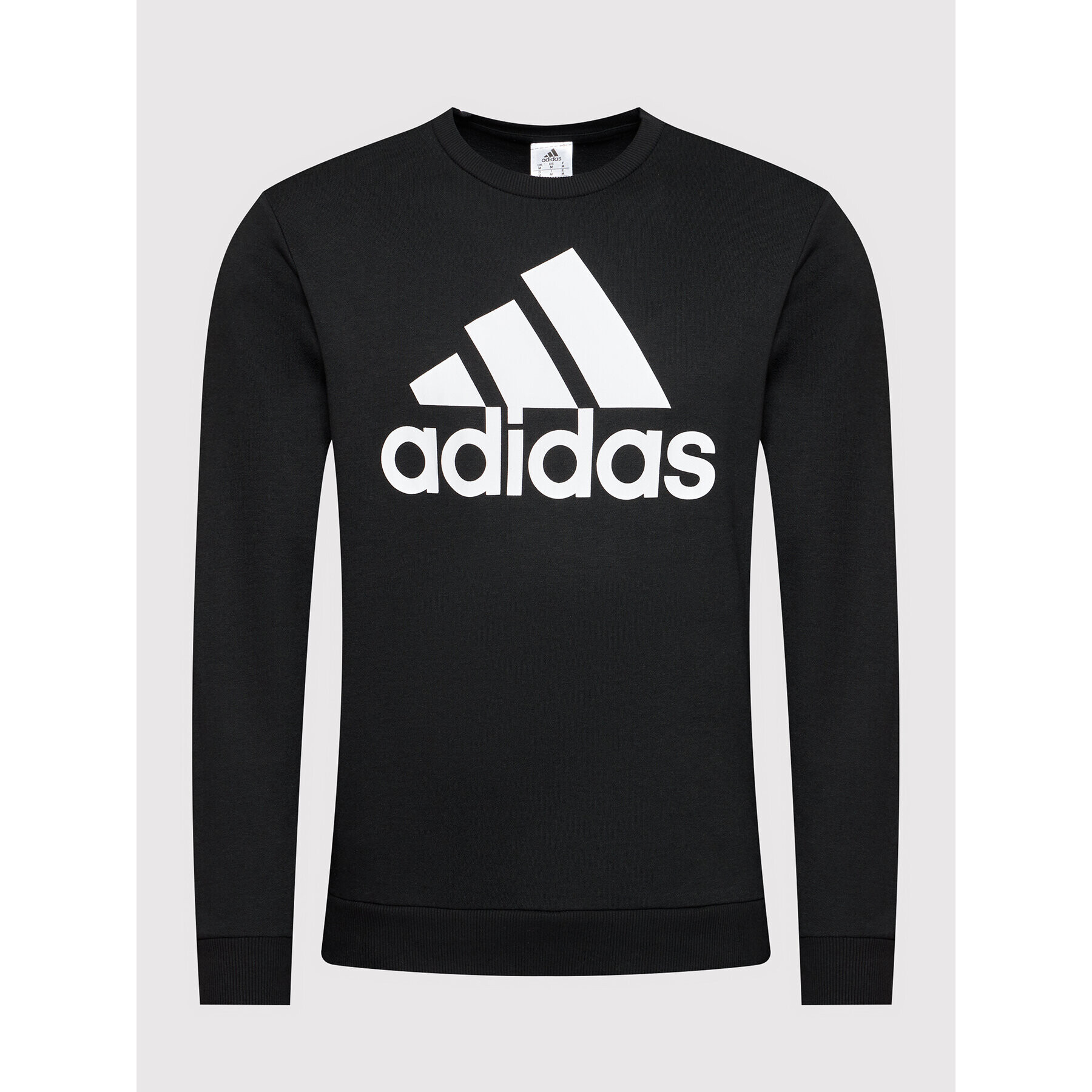 adidas Суитшърт Essentials Big Logo GK9076 Черен Regular Fit - Pepit.bg
