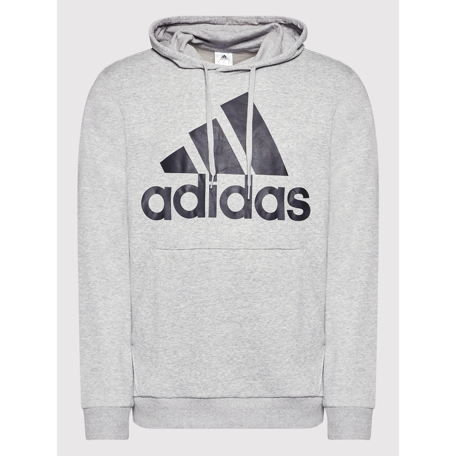 adidas Суитшърт Essentials Big Logo GK9541 Сив Regular Fit - Pepit.bg