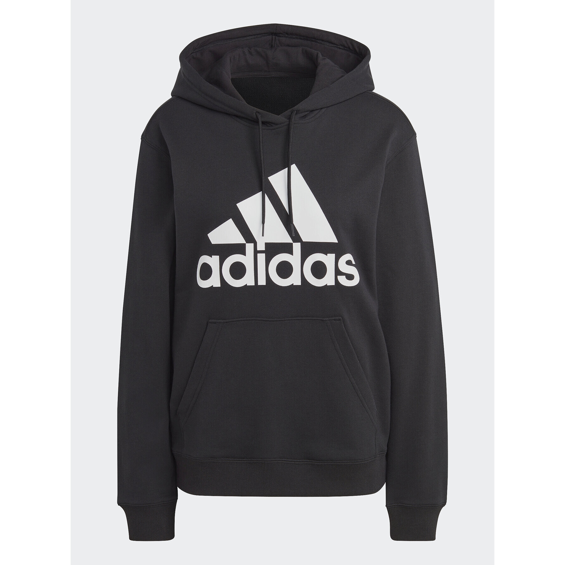 adidas Суитшърт Essentials Big Logo IC6895 Черен Regular Fit - Pepit.bg