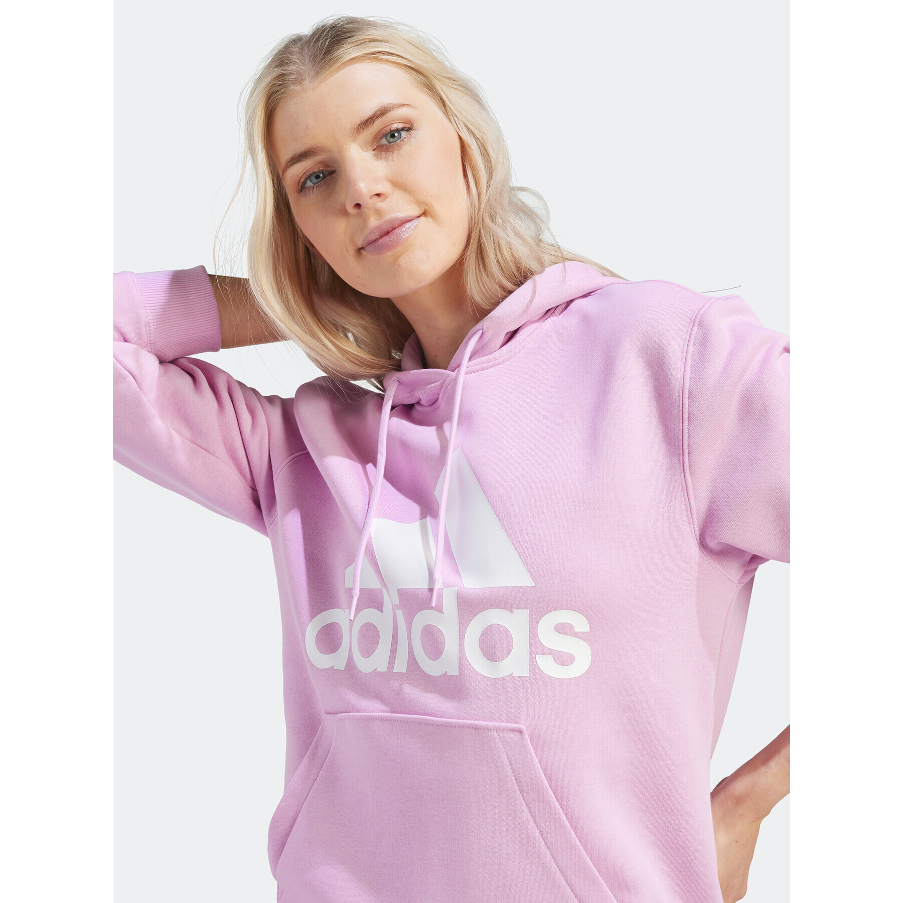 adidas Суитшърт Essentials Big Logo Regular IM0260 Розов Regular Fit - Pepit.bg