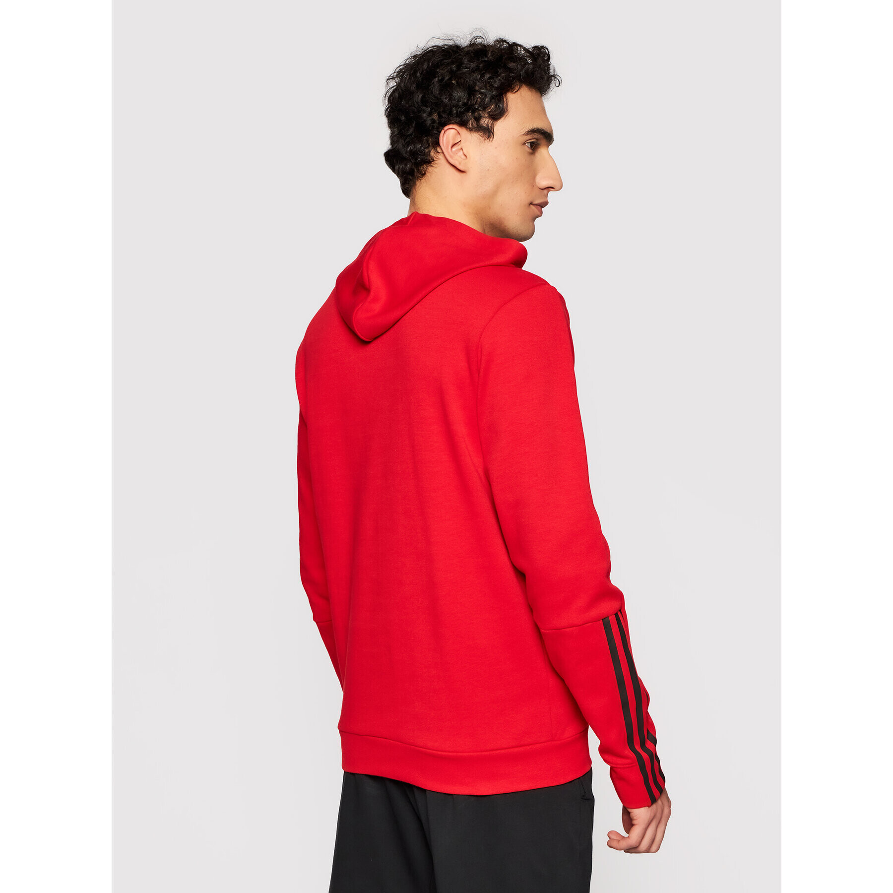 adidas Performance Суитшърт Essentials Double Knit GP8599 Червен Regular Fit - Pepit.bg