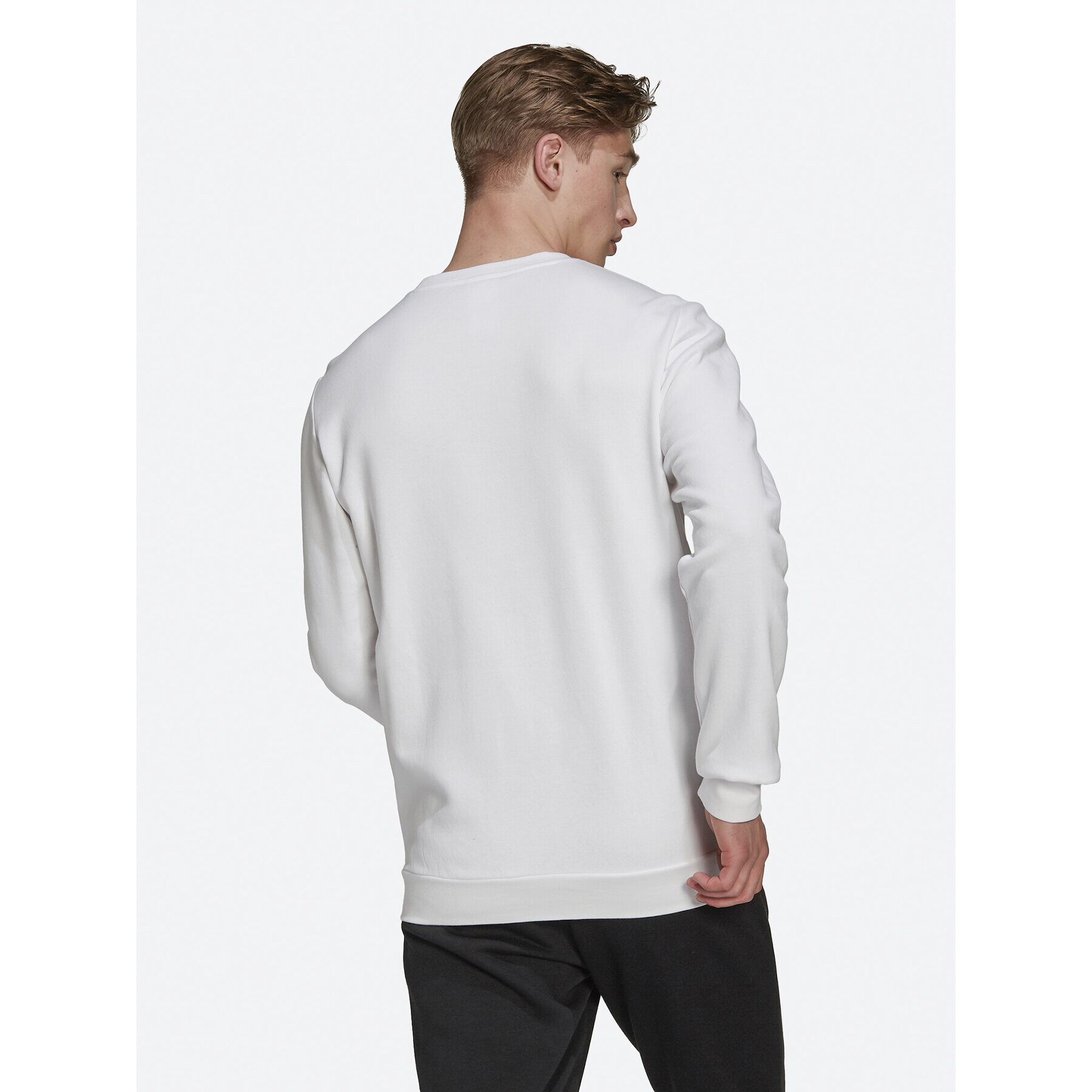 adidas Суитшърт Essentials H12220 Бял Regular Fit - Pepit.bg