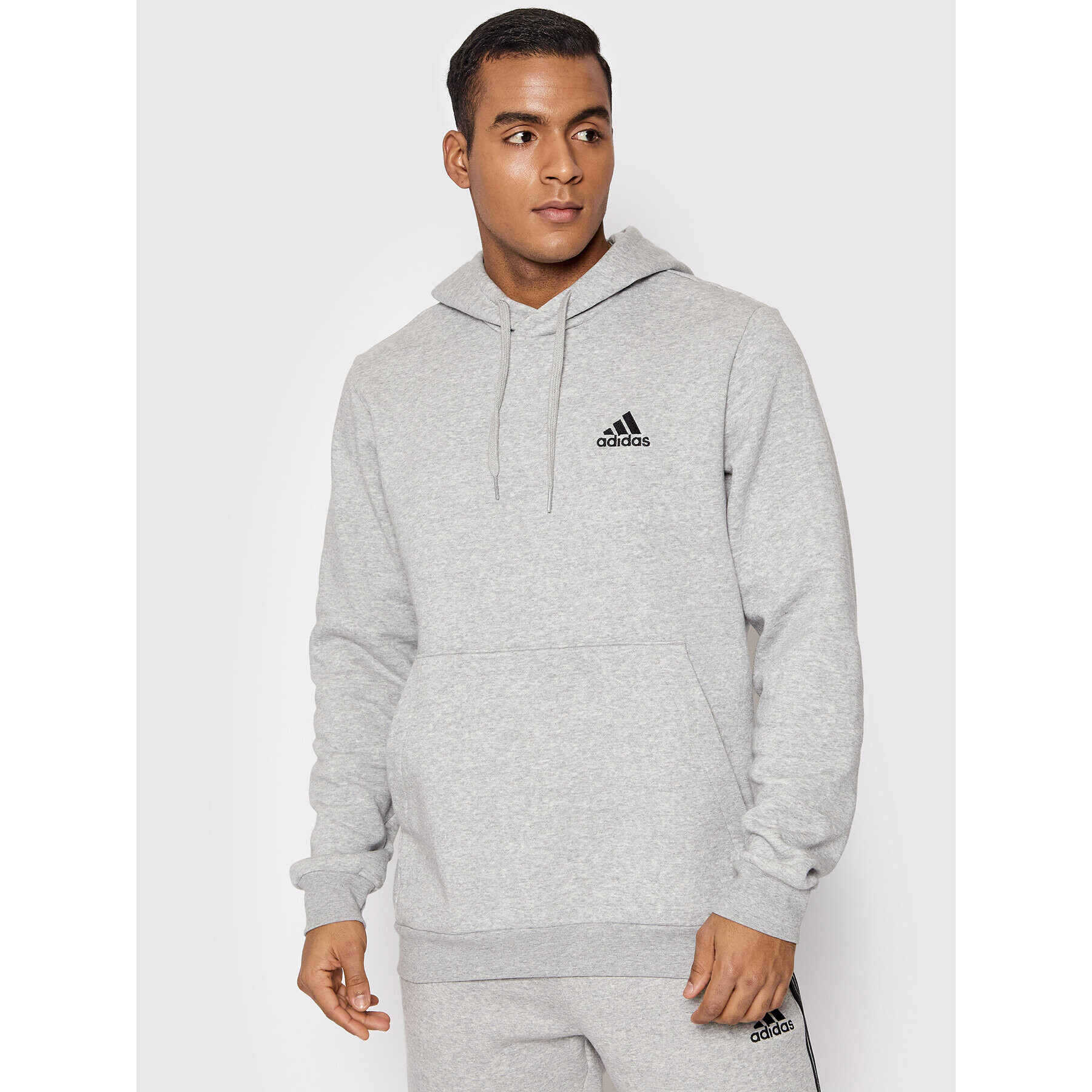 adidas Суитшърт Essentials H12213 Сив Regular Fit - Pepit.bg