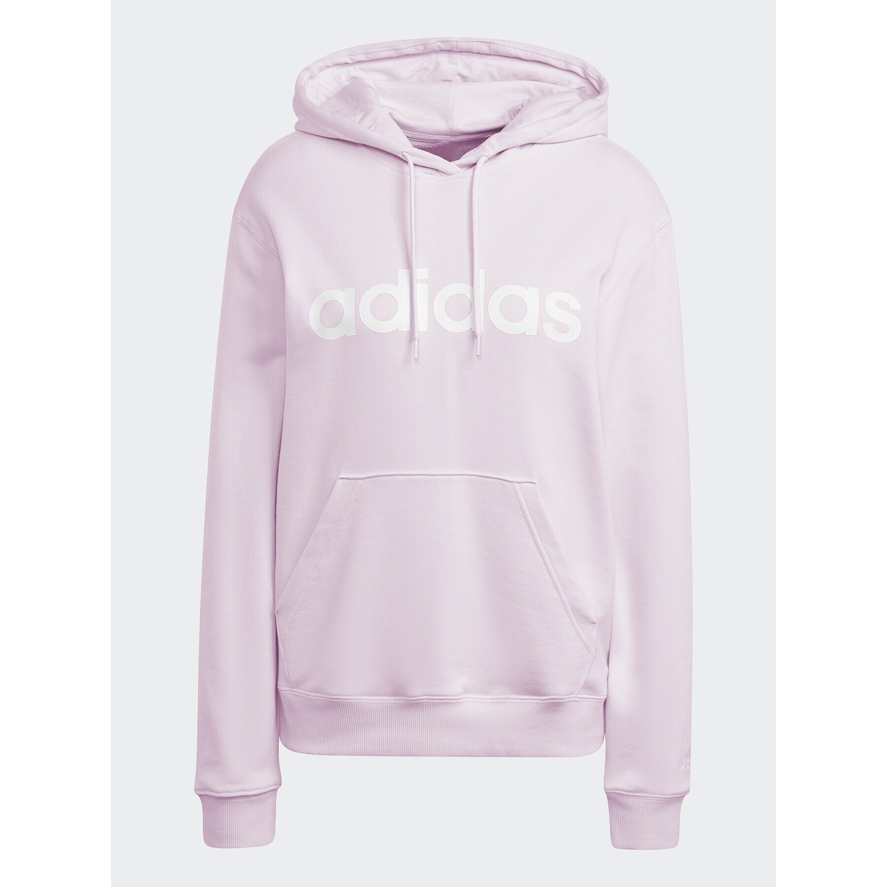 adidas Суитшърт Essentials Linear Hoodie IL3343 Розов Regular Fit - Pepit.bg