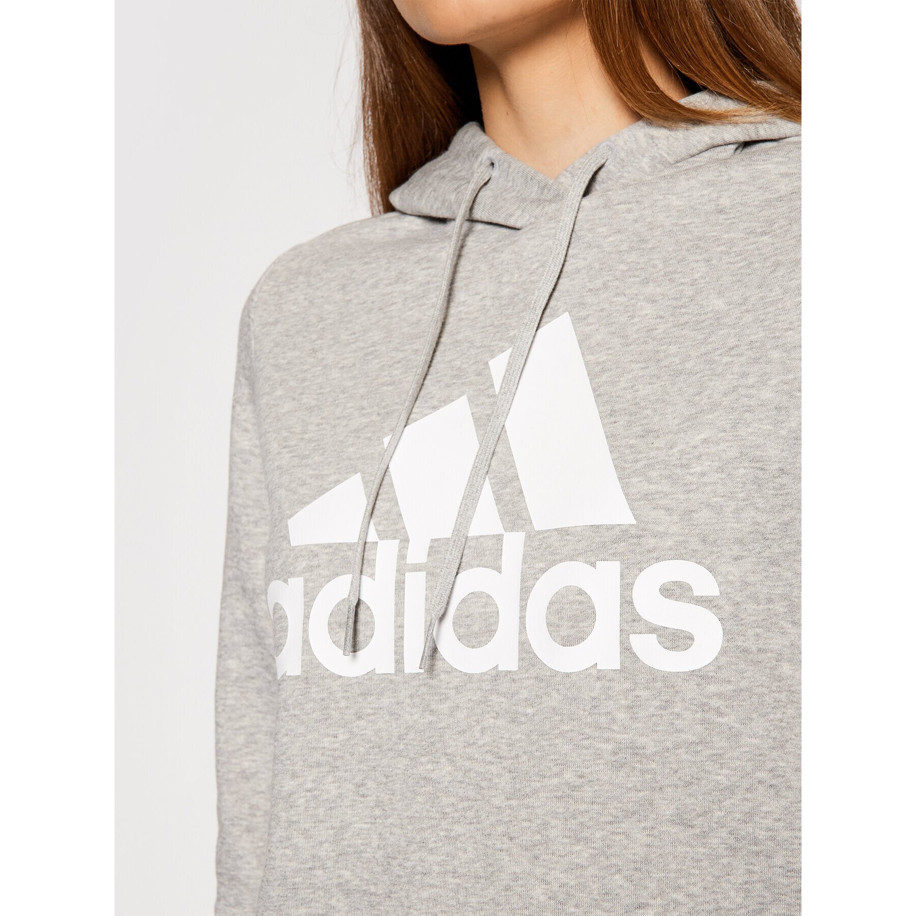 adidas Суитшърт Essentials Logo GL0719 Сив Standard Fit - Pepit.bg