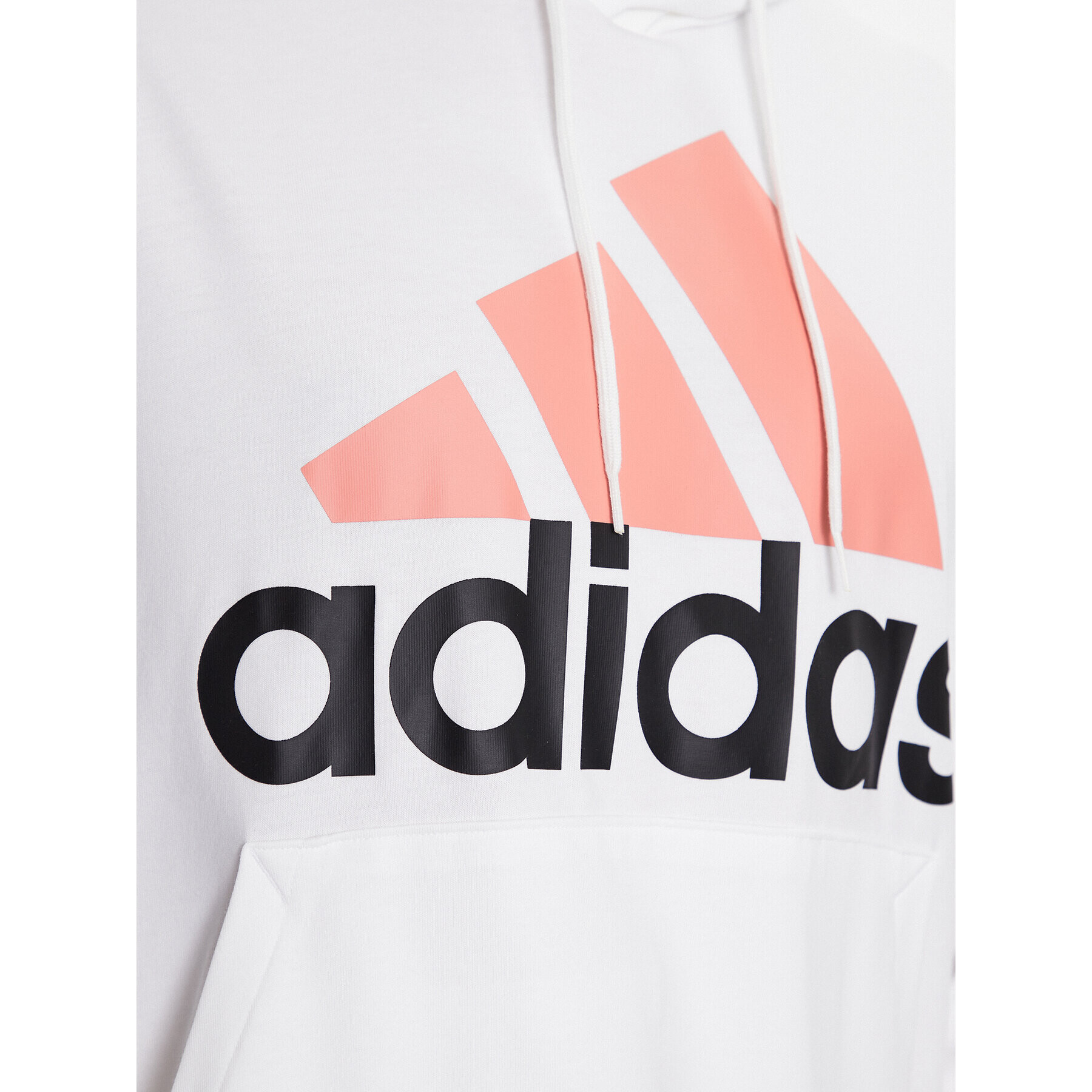 adidas Суитшърт Essentials Logo IJ8573 Бял Regular Fit - Pepit.bg