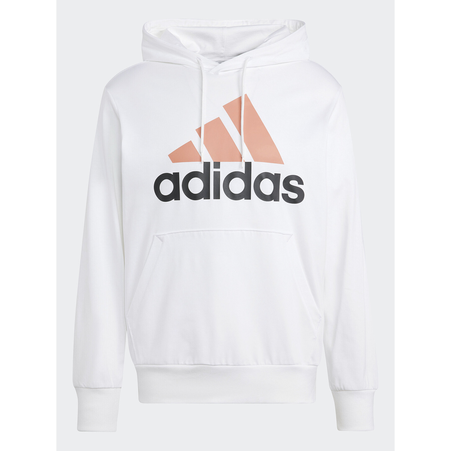 adidas Суитшърт Essentials Logo IJ8573 Бял Regular Fit - Pepit.bg