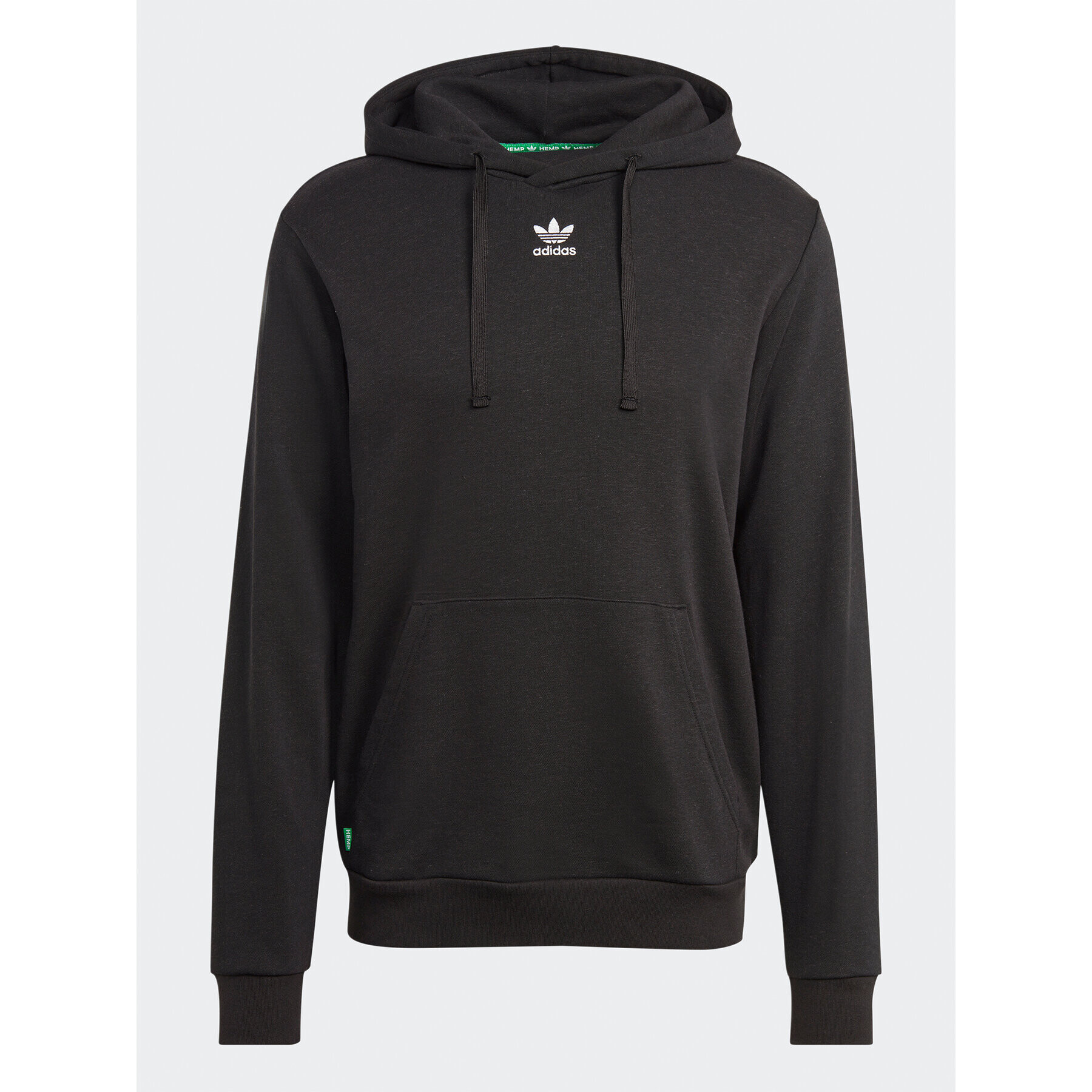 adidas Суитшърт Essentials+ Made With Hemp HR8618 Черен Regular Fit - Pepit.bg