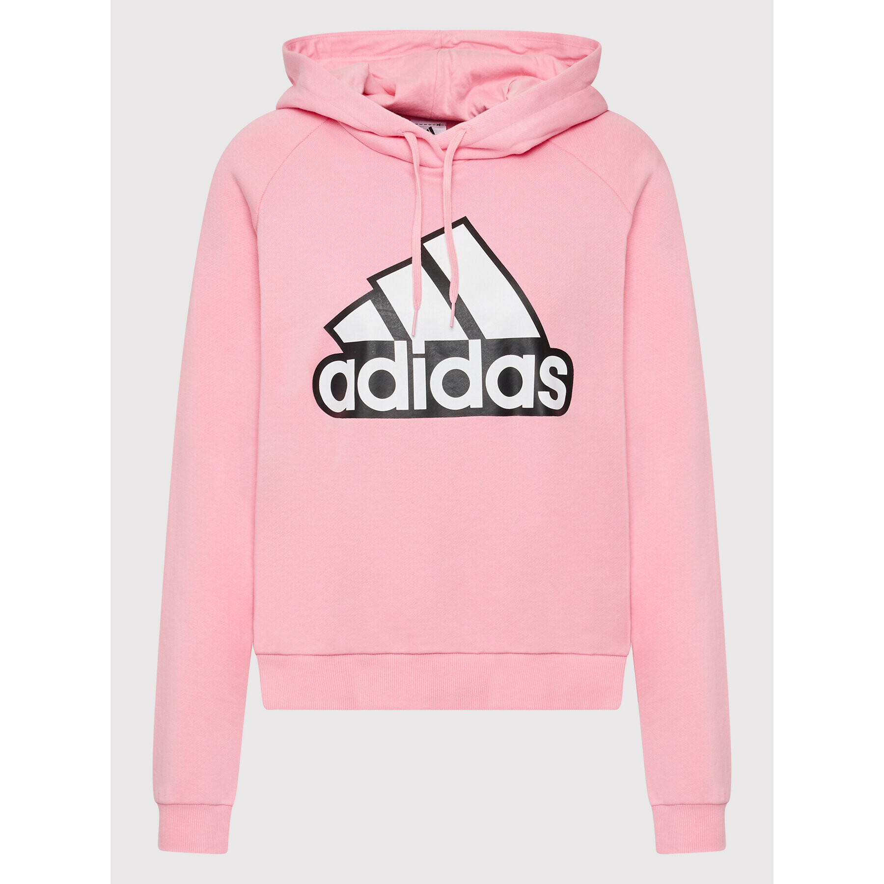 adidas Суитшърт Essentials Outline Logo HC9174 Розов Loose Fit - Pepit.bg