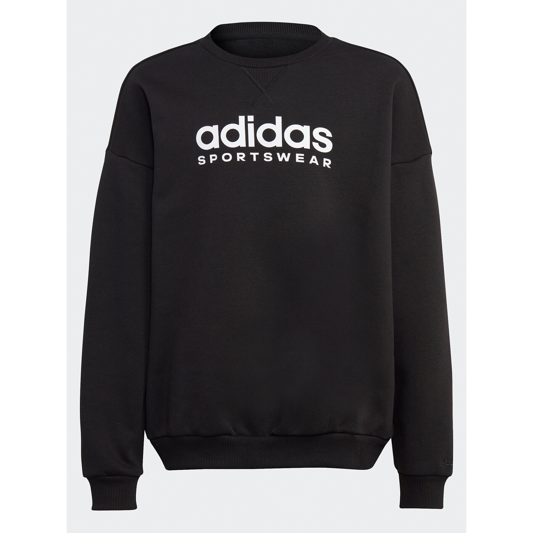 adidas Суитшърт Fleece IB3232 Черен Loose Fit - Pepit.bg