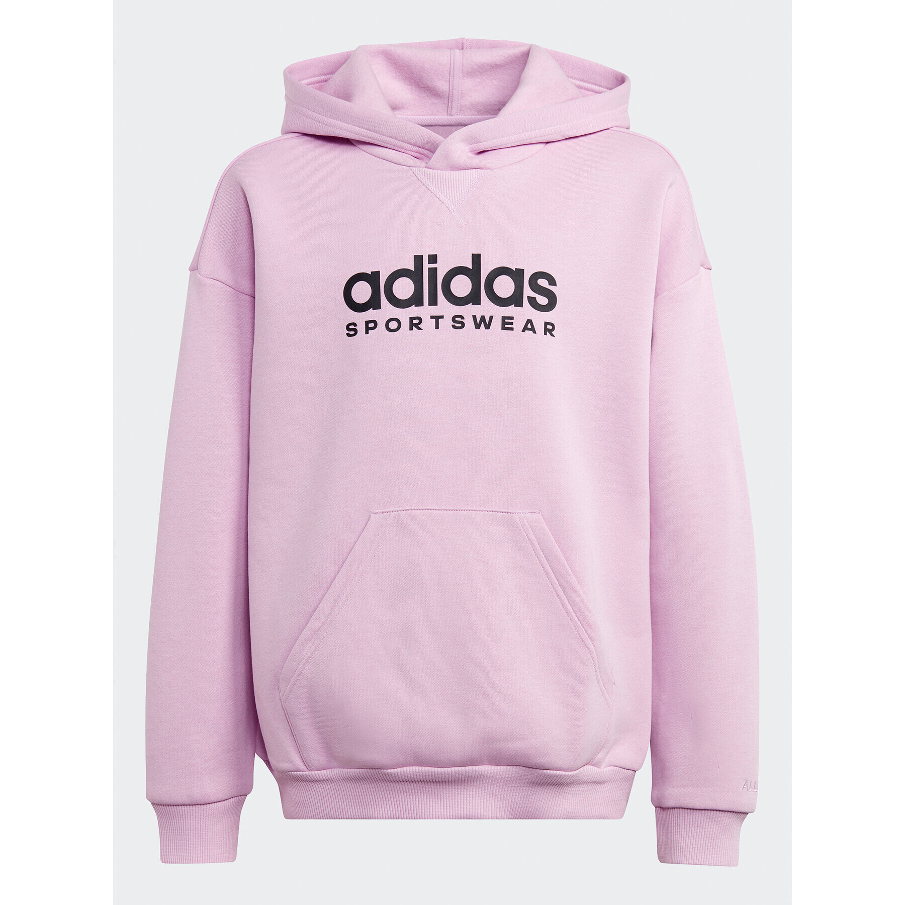 adidas Суитшърт Fleece IJ5954 Розов Loose Fit - Pepit.bg