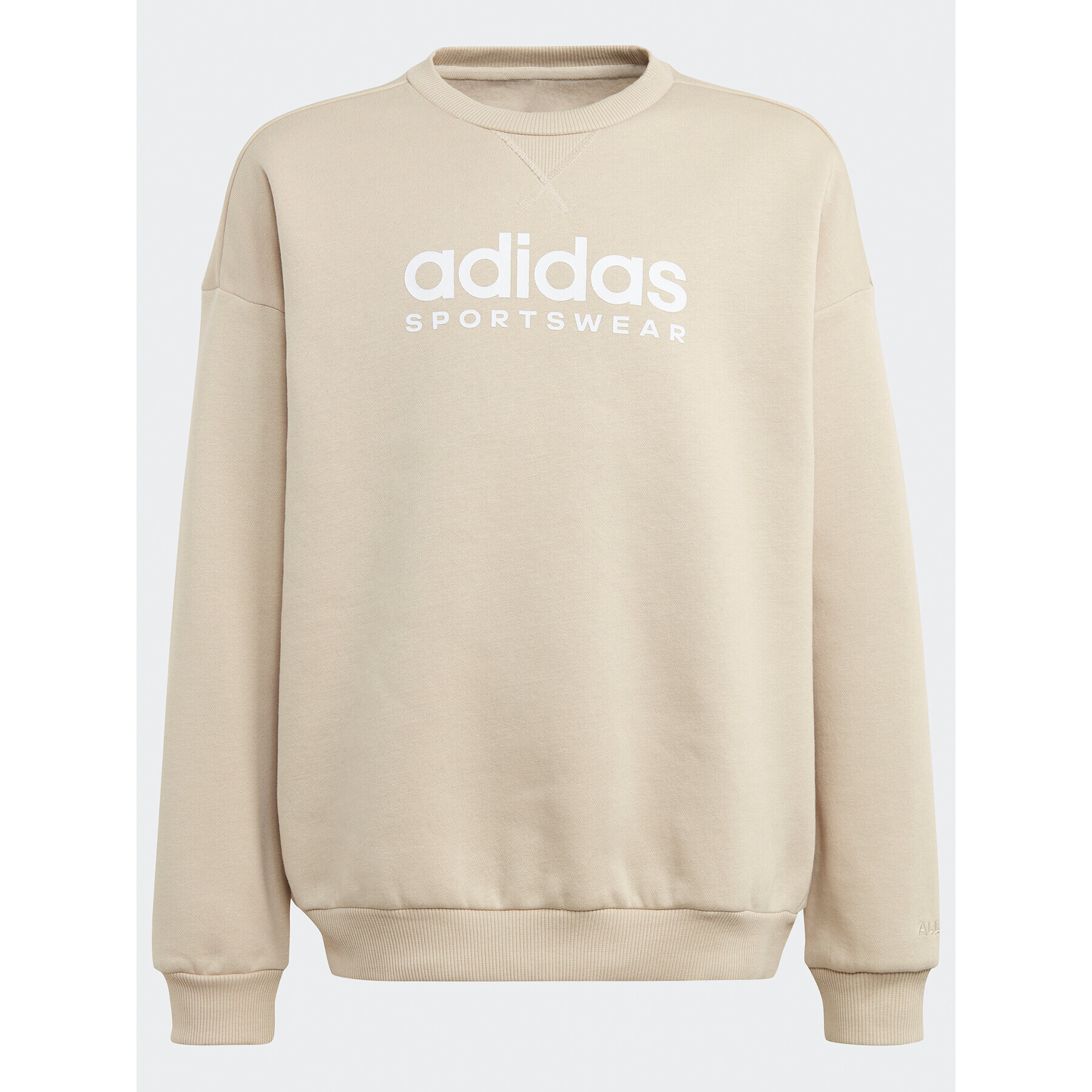 adidas Суитшърт Fleece IL4926 Бежов Loose Fit - Pepit.bg