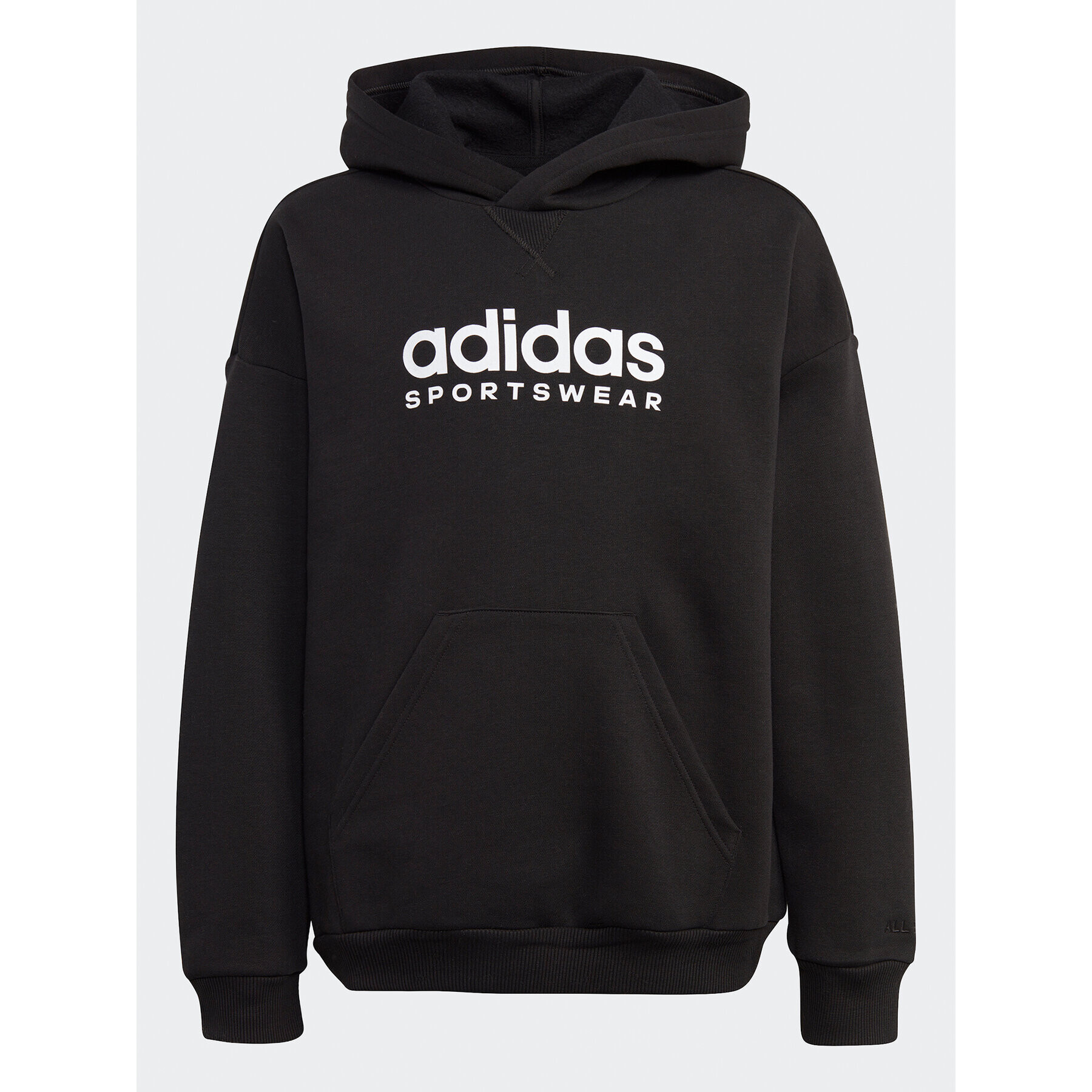 adidas Суитшърт Fleece IL4935 Черен Loose Fit - Pepit.bg