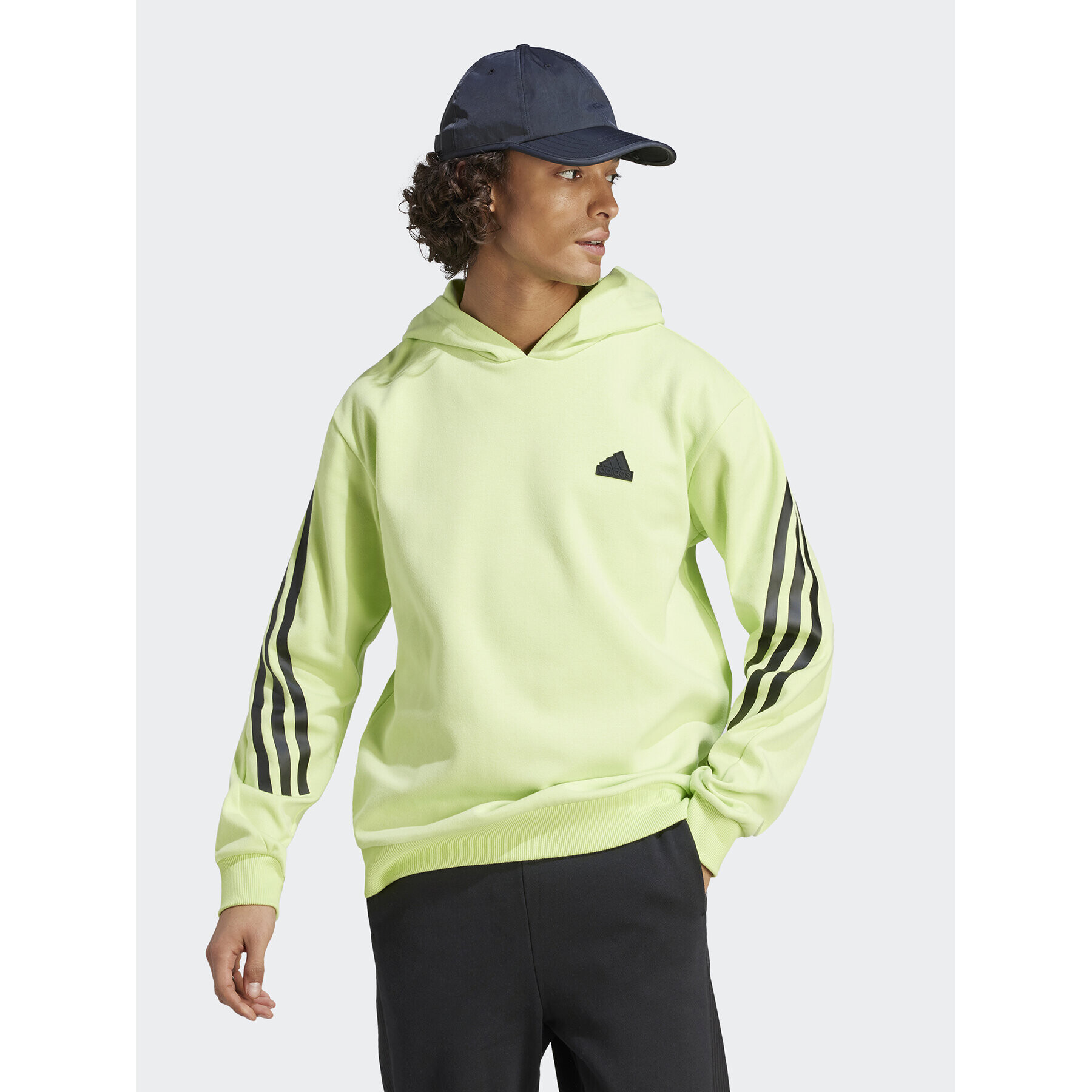 adidas Суитшърт Future Icons 3-Stripes Hoodie IJ8866 Зелен Regular Fit - Pepit.bg