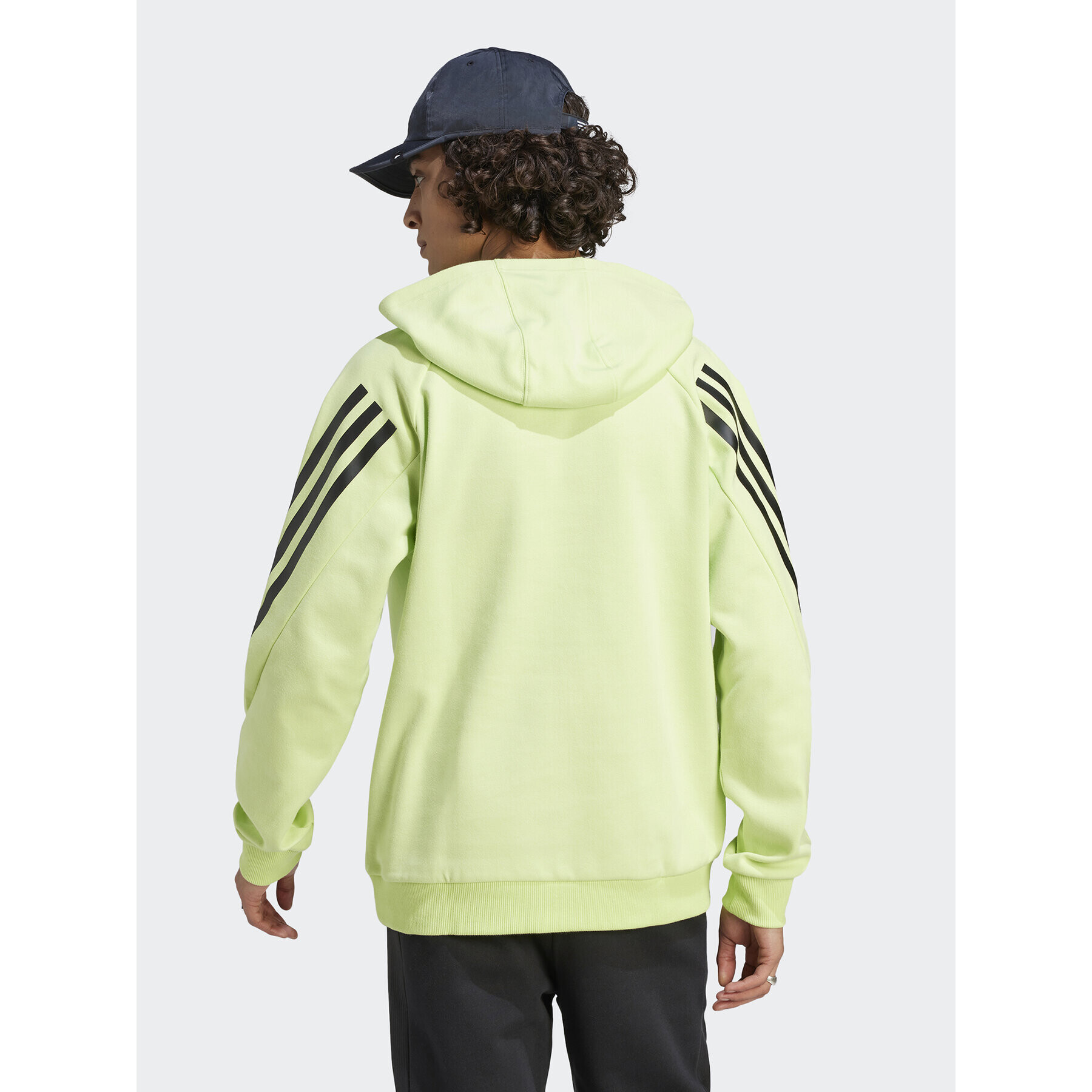 adidas Суитшърт Future Icons 3-Stripes Hoodie IJ8866 Зелен Regular Fit - Pepit.bg