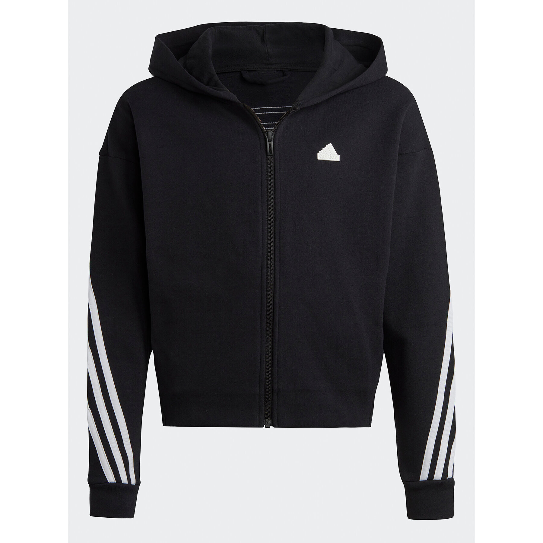 adidas Суитшърт Future Icons 3-Stripes IC0118 Черен Loose Fit - Pepit.bg