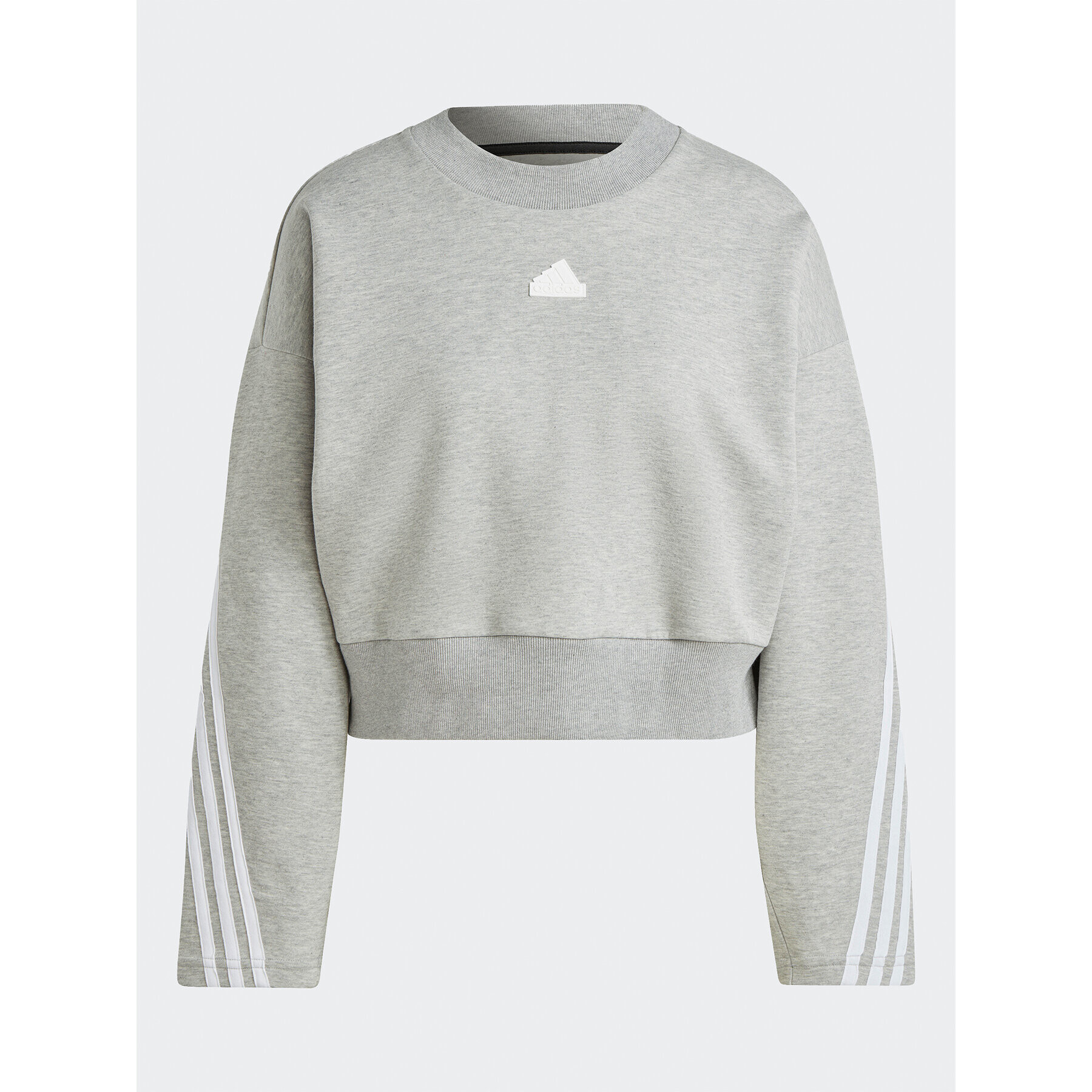 adidas Суитшърт Future Icons 3-Stripes Sweatshirt IB8496 Сив Loose Fit - Pepit.bg