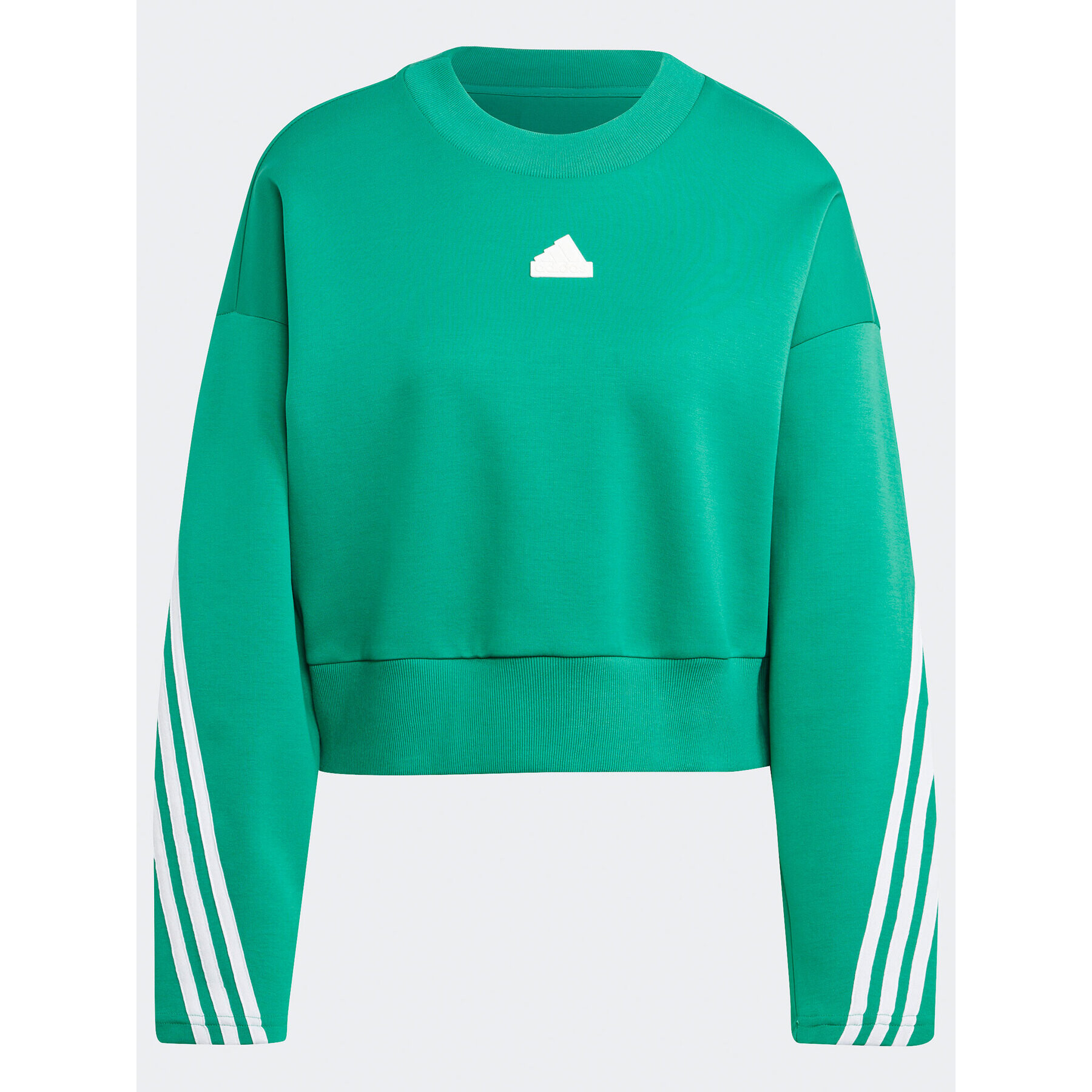 adidas Суитшърт Future Icons 3-Stripes Sweatshirt IB8698 Зелен Loose Fit - Pepit.bg