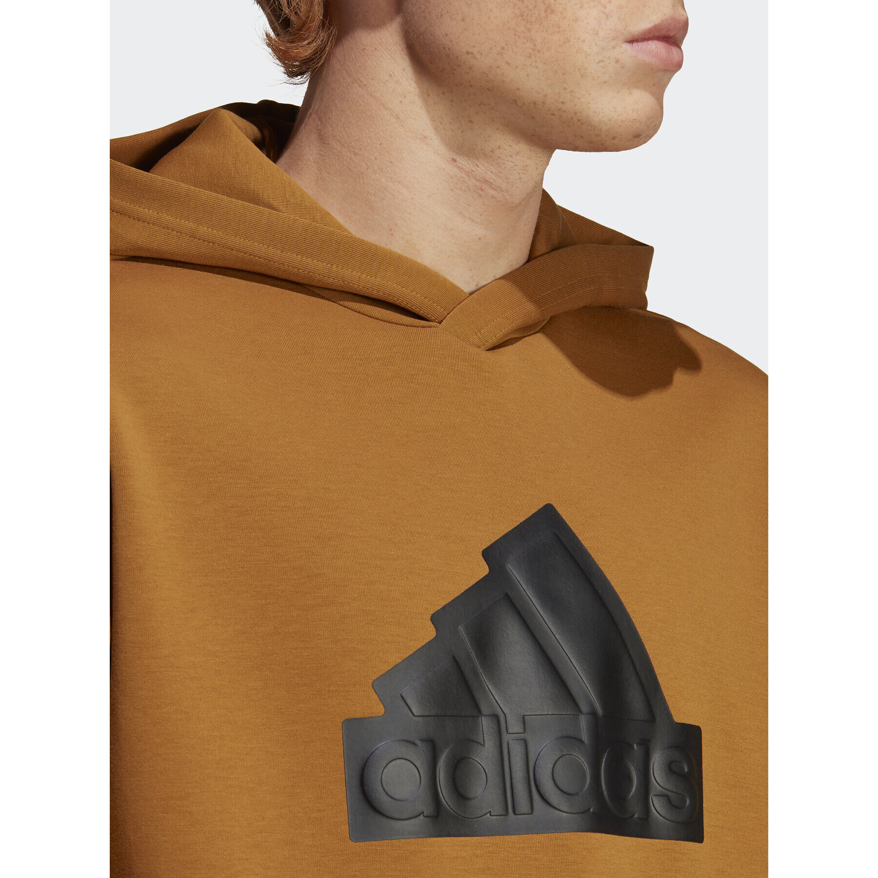 adidas Суитшърт Future Icons Badge of Sport Hoodie IC3748 Кафяв Regular Fit - Pepit.bg