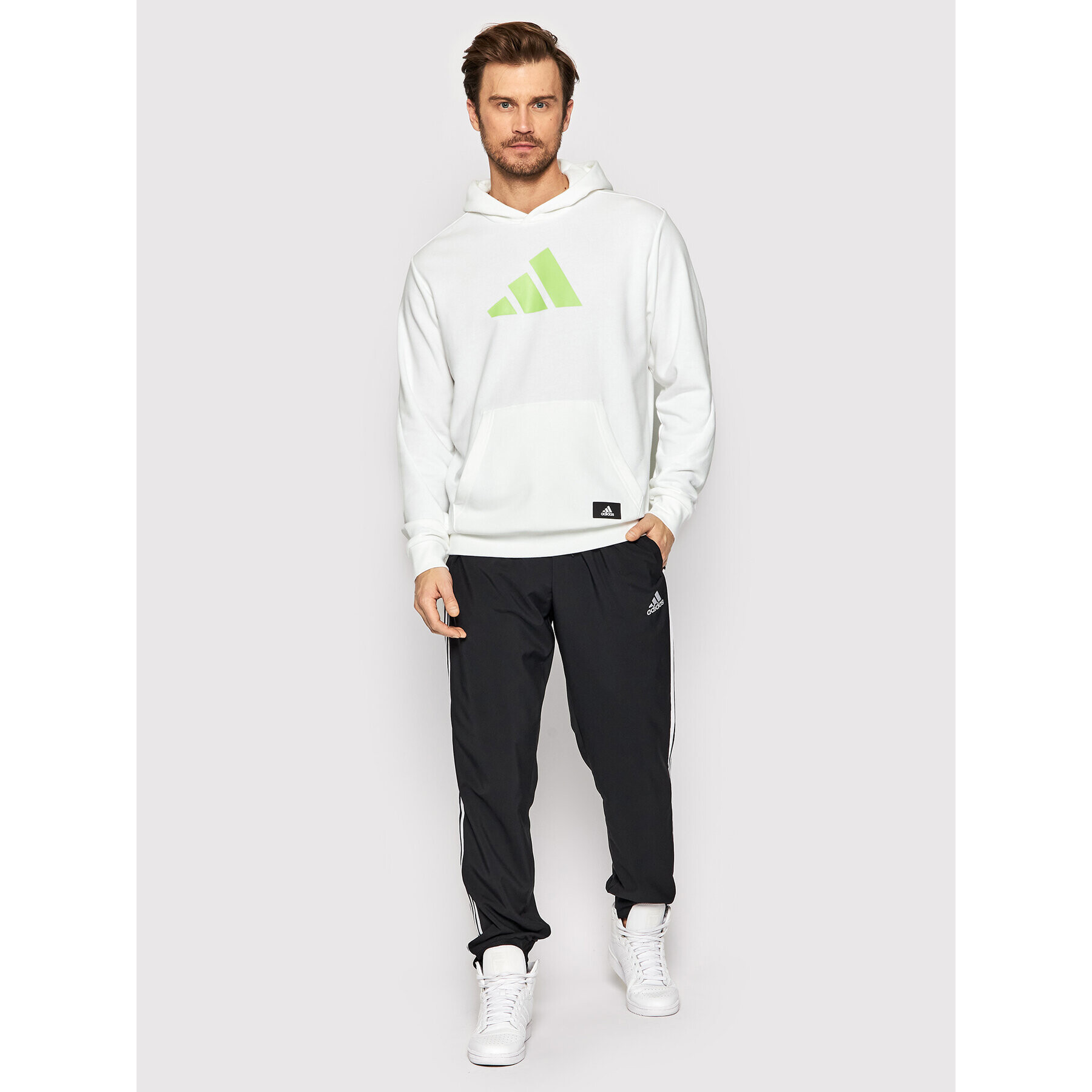 adidas Performance Суитшърт Future Icons HA1413 Бял Regular Fit - Pepit.bg