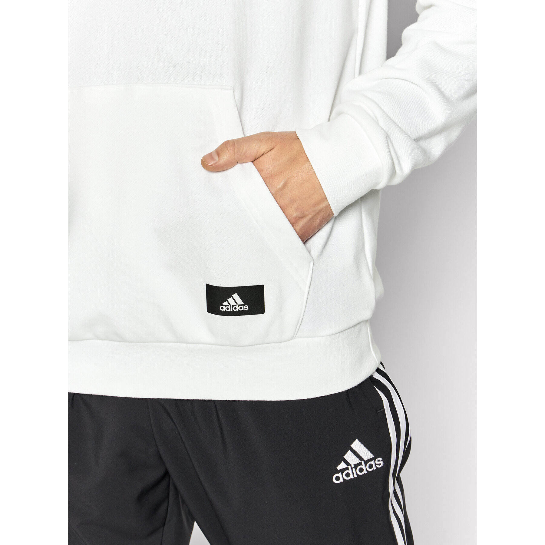 adidas Performance Суитшърт Future Icons HA1413 Бял Regular Fit - Pepit.bg