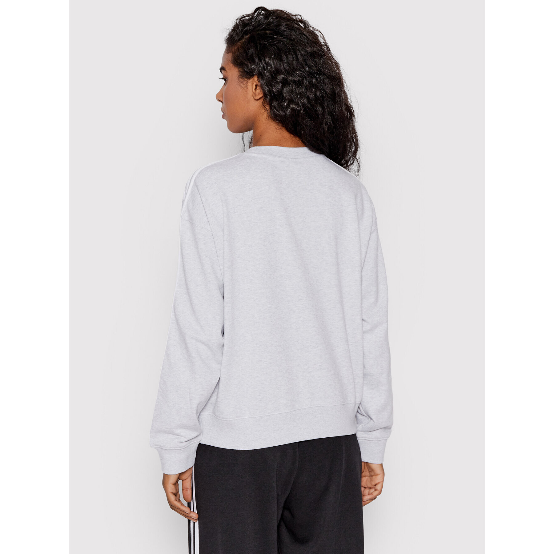 adidas Суитшърт Graphic HL6557 Сив Loose Fit - Pepit.bg