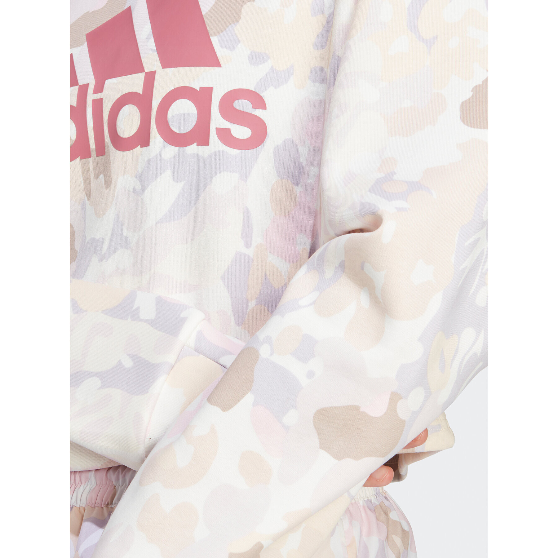 adidas Суитшърт Graphic Sweatshirt IC0576 Бежов Loose Fit - Pepit.bg