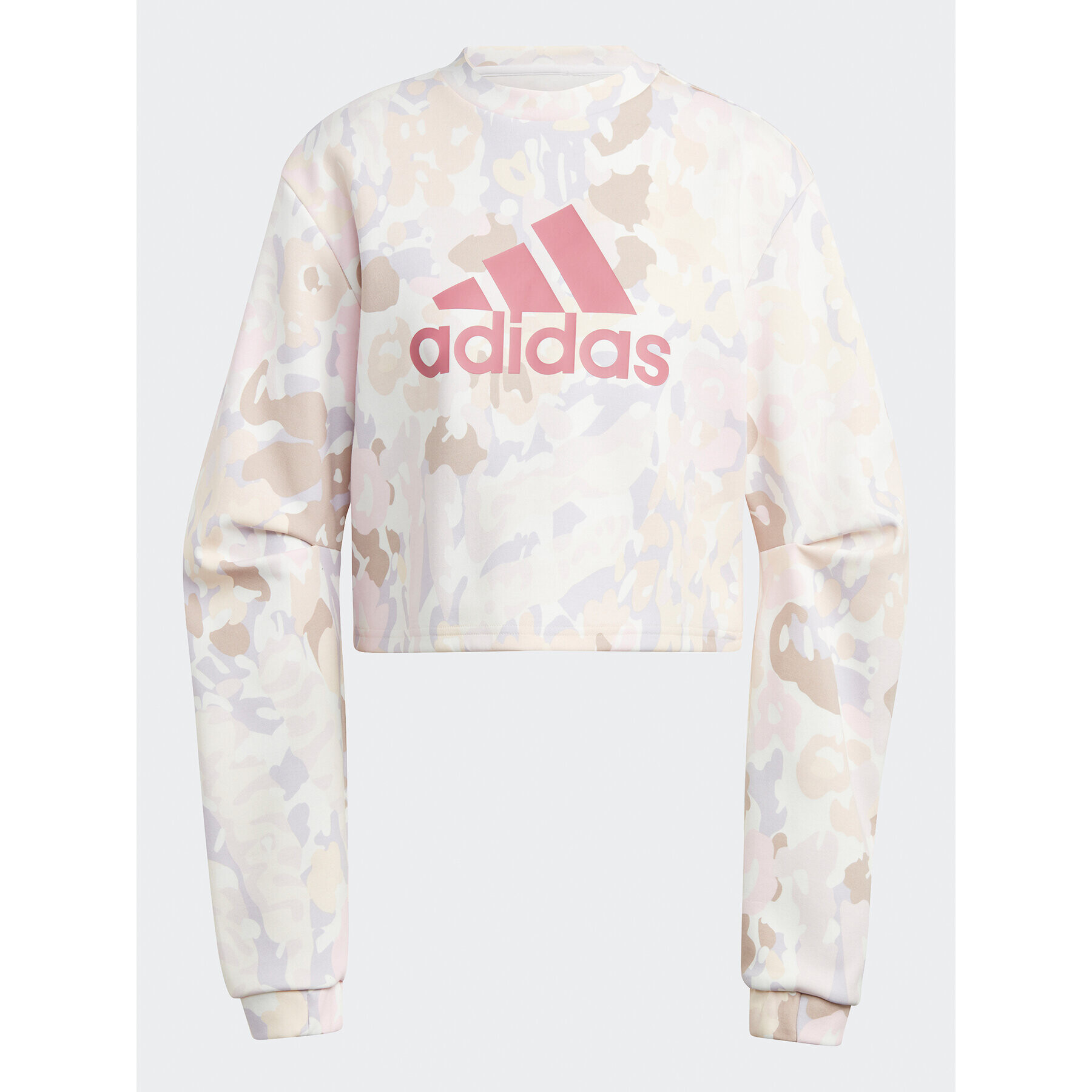 adidas Суитшърт Graphic Sweatshirt IC0576 Бежов Loose Fit - Pepit.bg