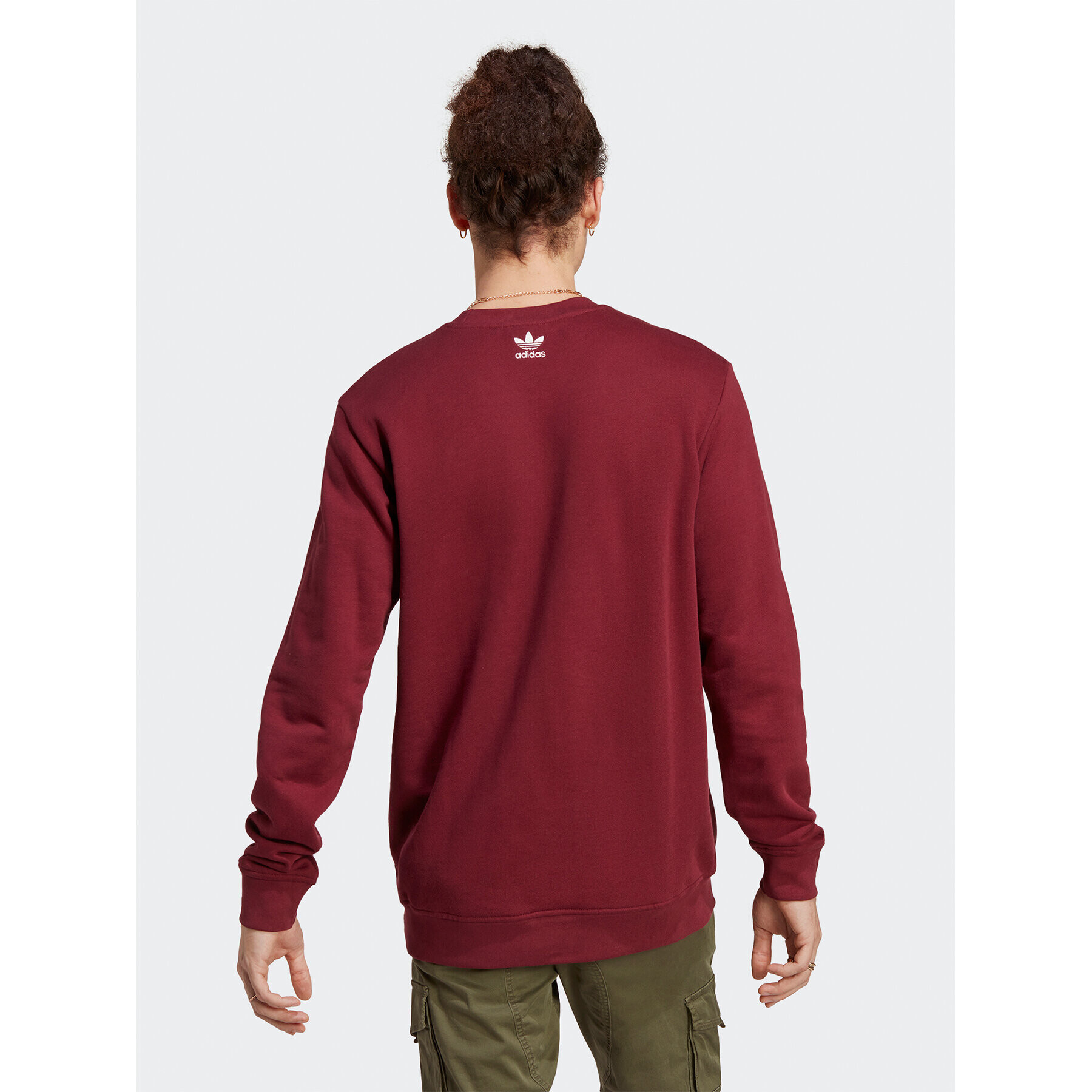 adidas Суитшърт Graphics Archive Crew Sweatshirt IC5770 Червен Regular Fit - Pepit.bg