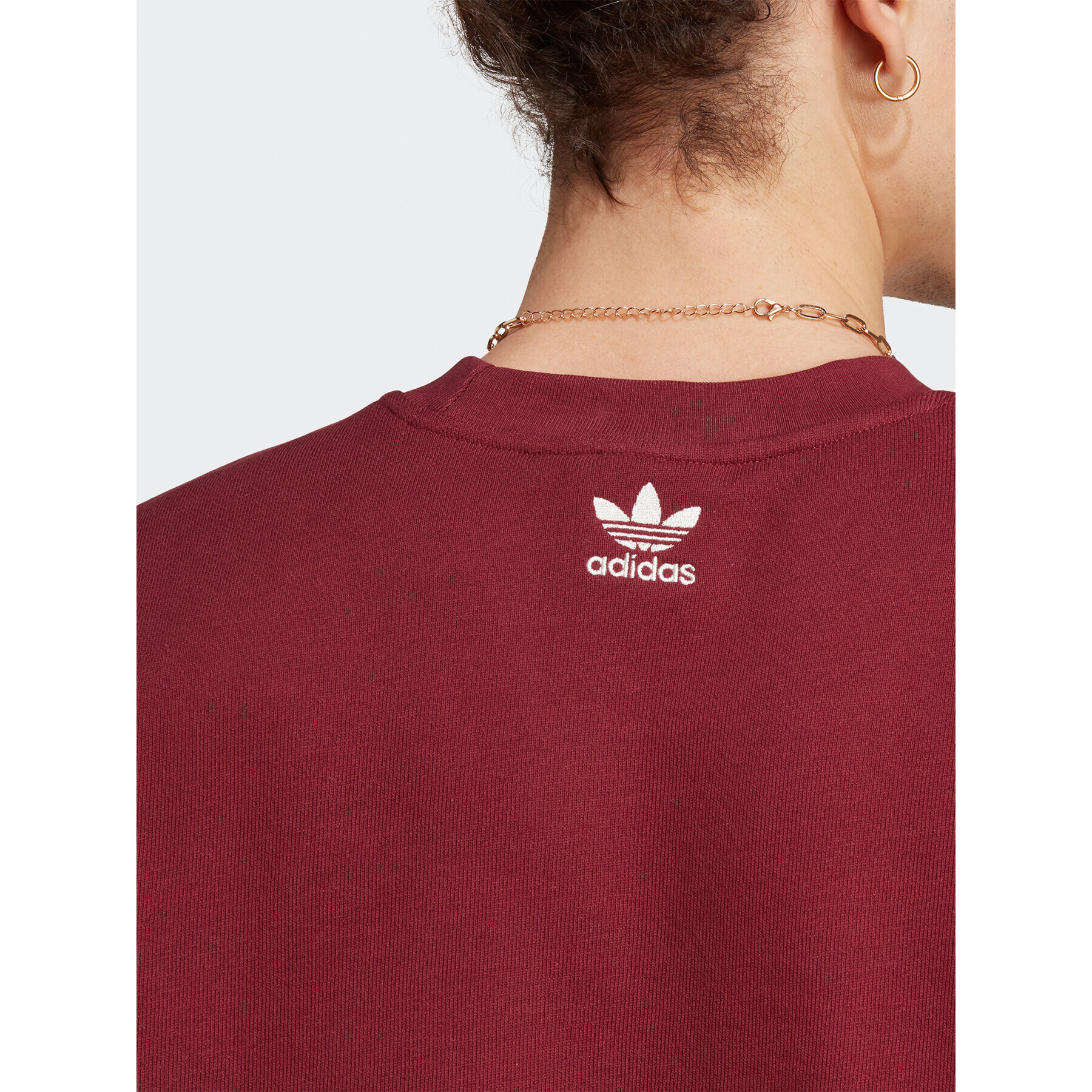 adidas Суитшърт Graphics Archive Crew Sweatshirt IC5770 Червен Regular Fit - Pepit.bg