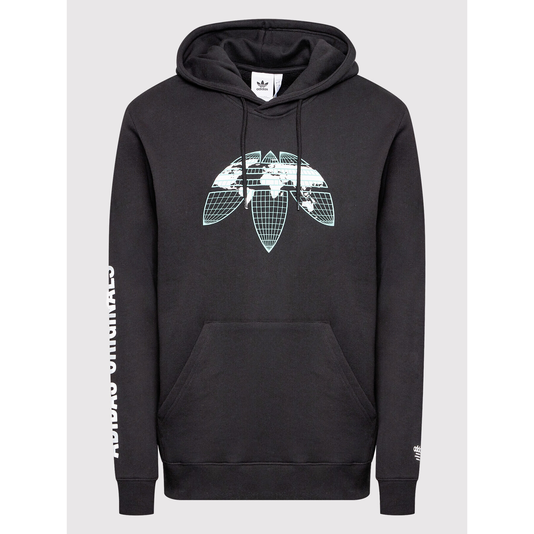 adidas Суитшърт Graphics United HF4902 Черен Regular Fit - Pepit.bg