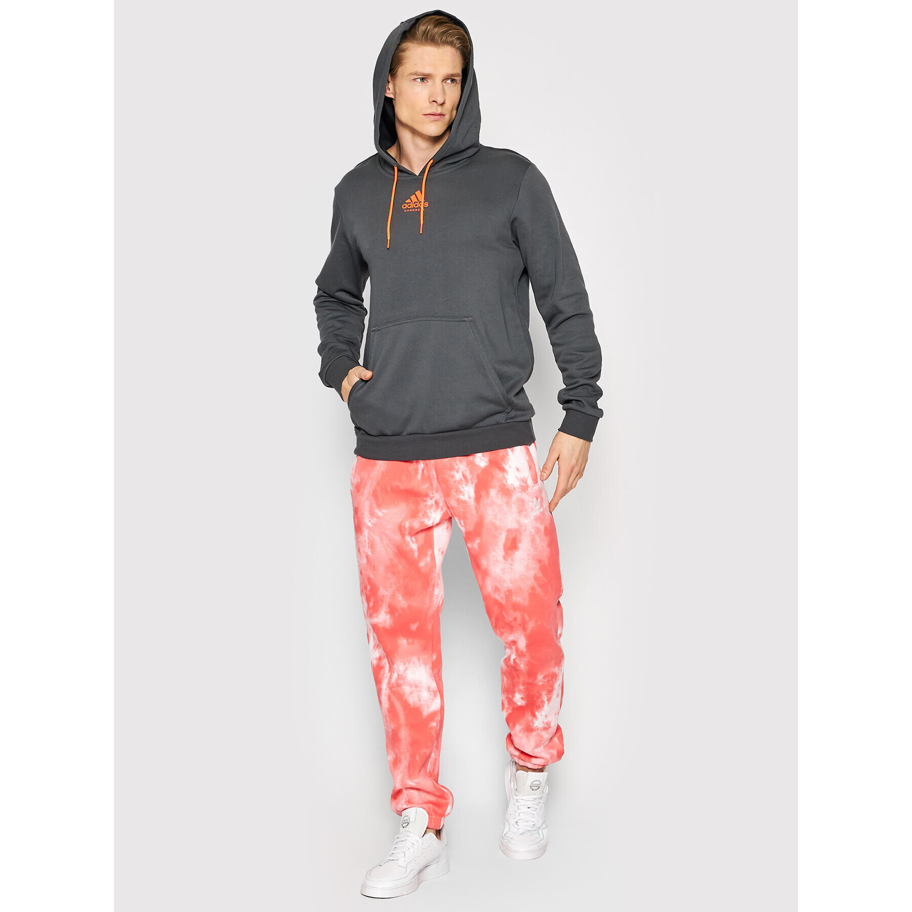 adidas Суитшърт Handball Training GT4397 Сив Regular Fit - Pepit.bg