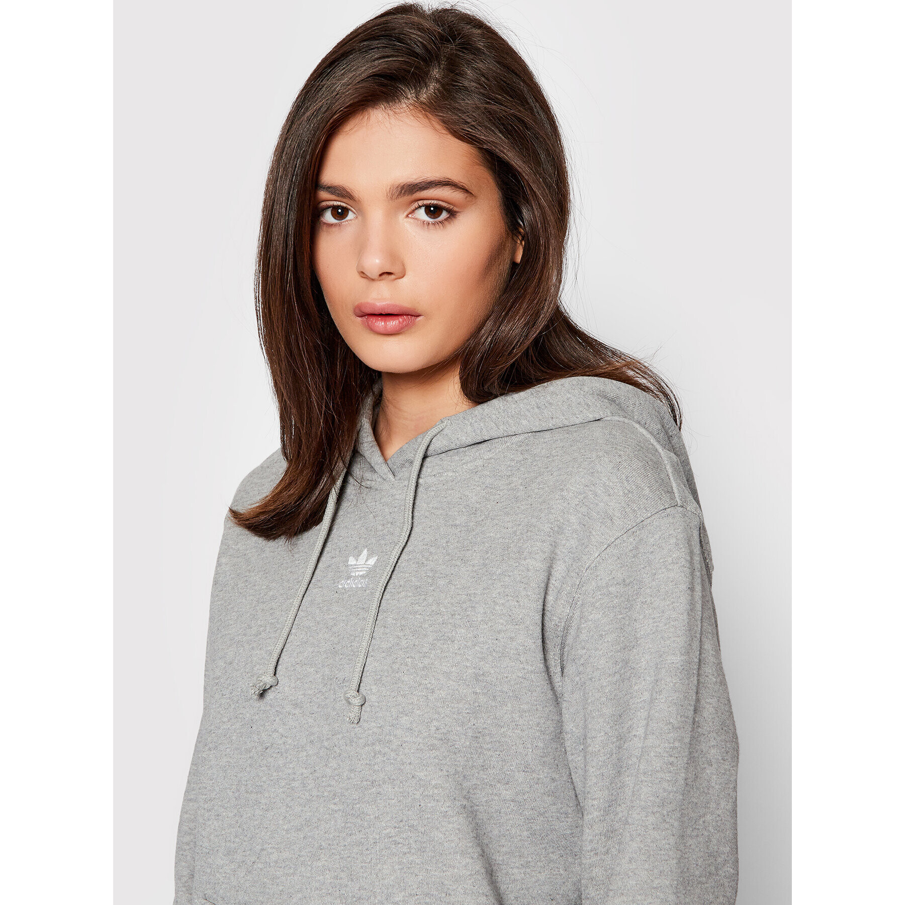 adidas Суитшърт Hoodie HF7512 Сив Regular Fit - Pepit.bg