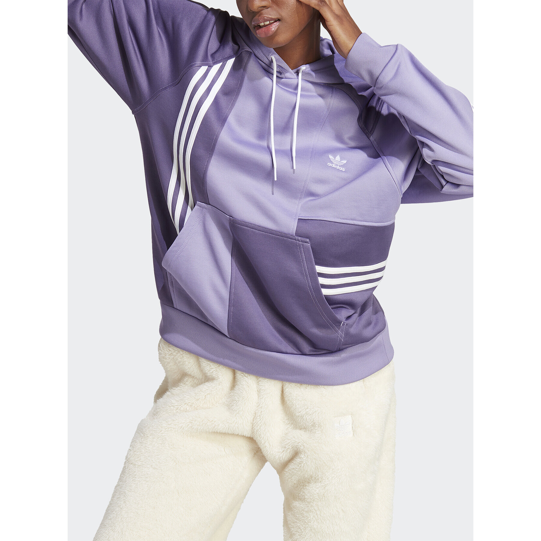 adidas Суитшърт Hoodie IC2381 Виолетов - Pepit.bg