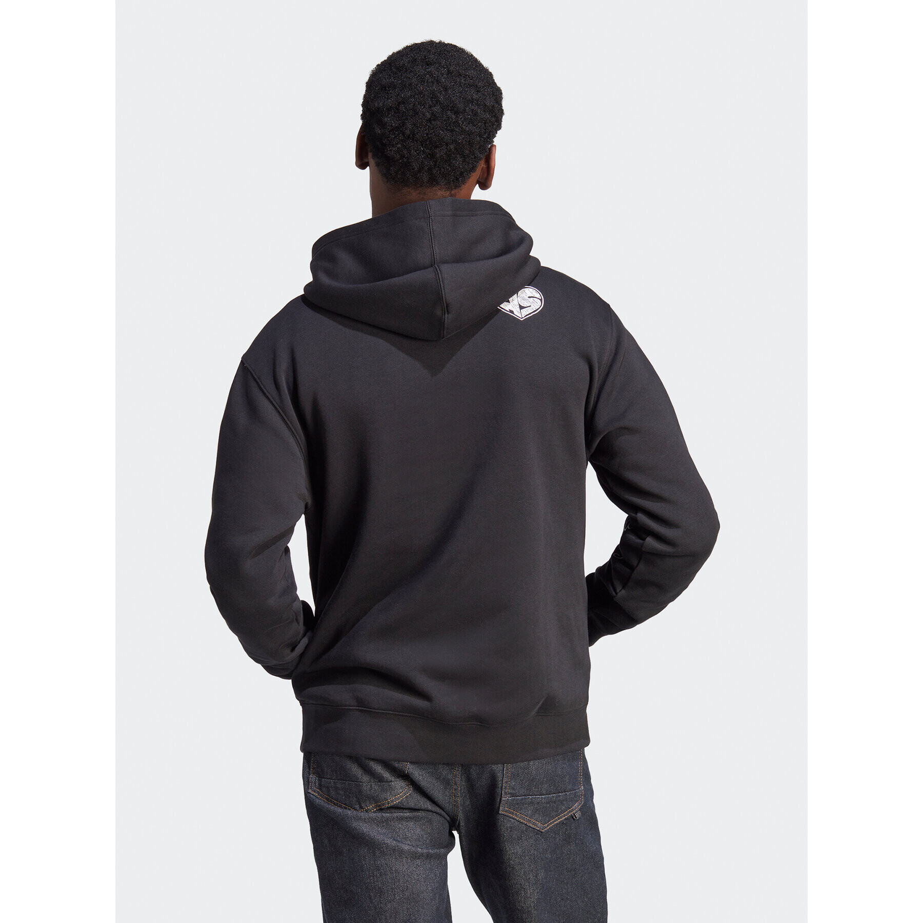 adidas Суитшърт HY1287 Черен Loose Fit - Pepit.bg