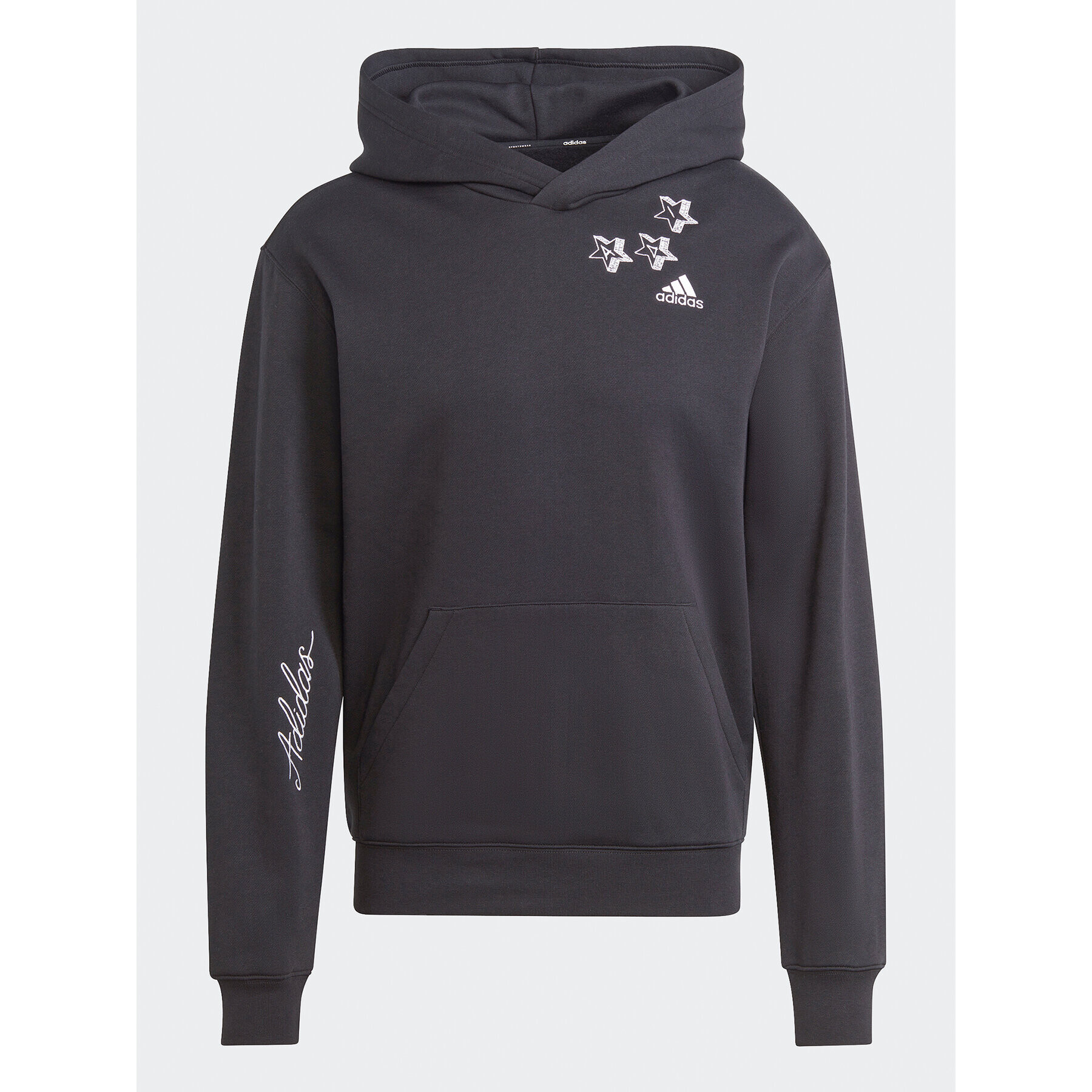adidas Суитшърт HY1287 Черен Loose Fit - Pepit.bg