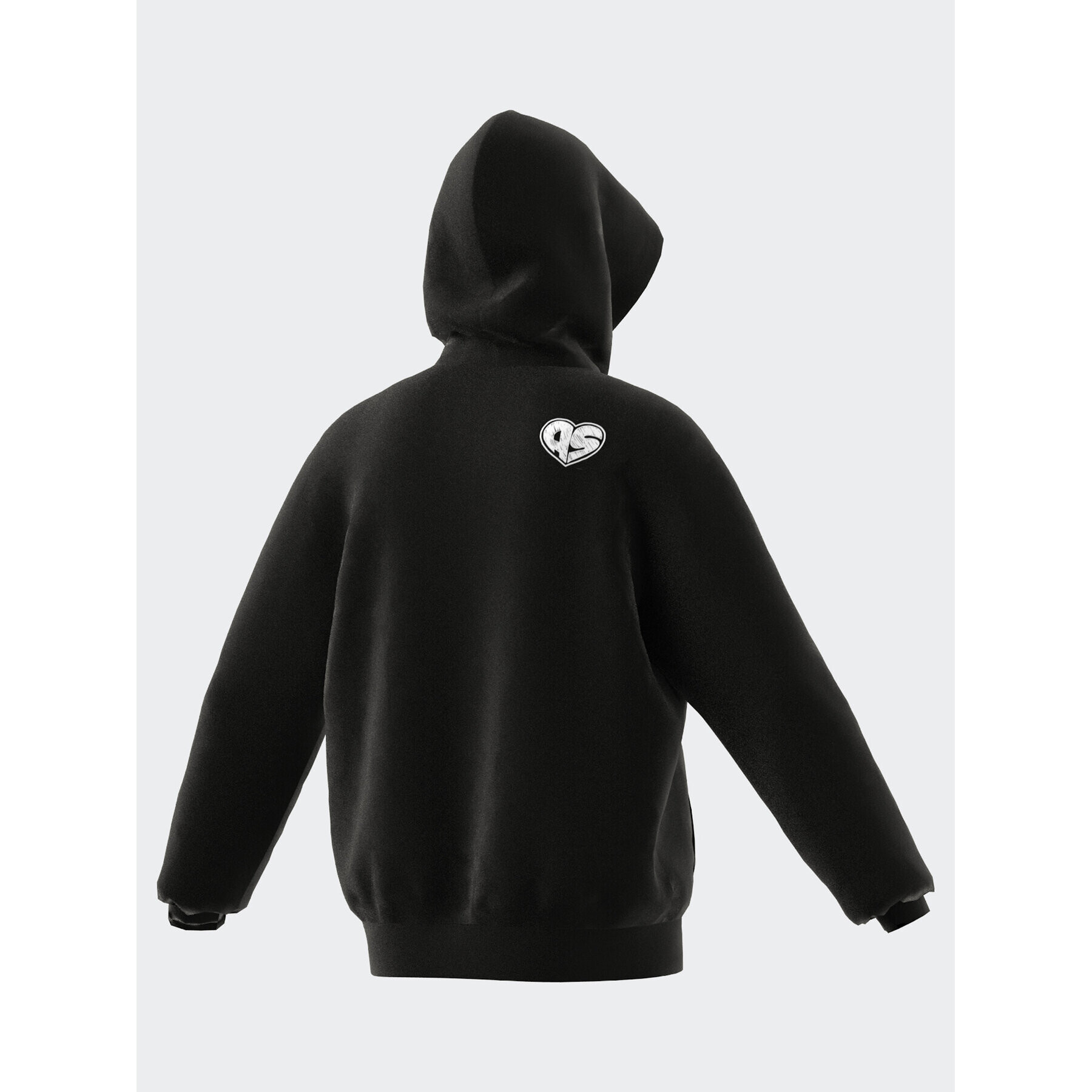 adidas Суитшърт HY1287 Черен Loose Fit - Pepit.bg