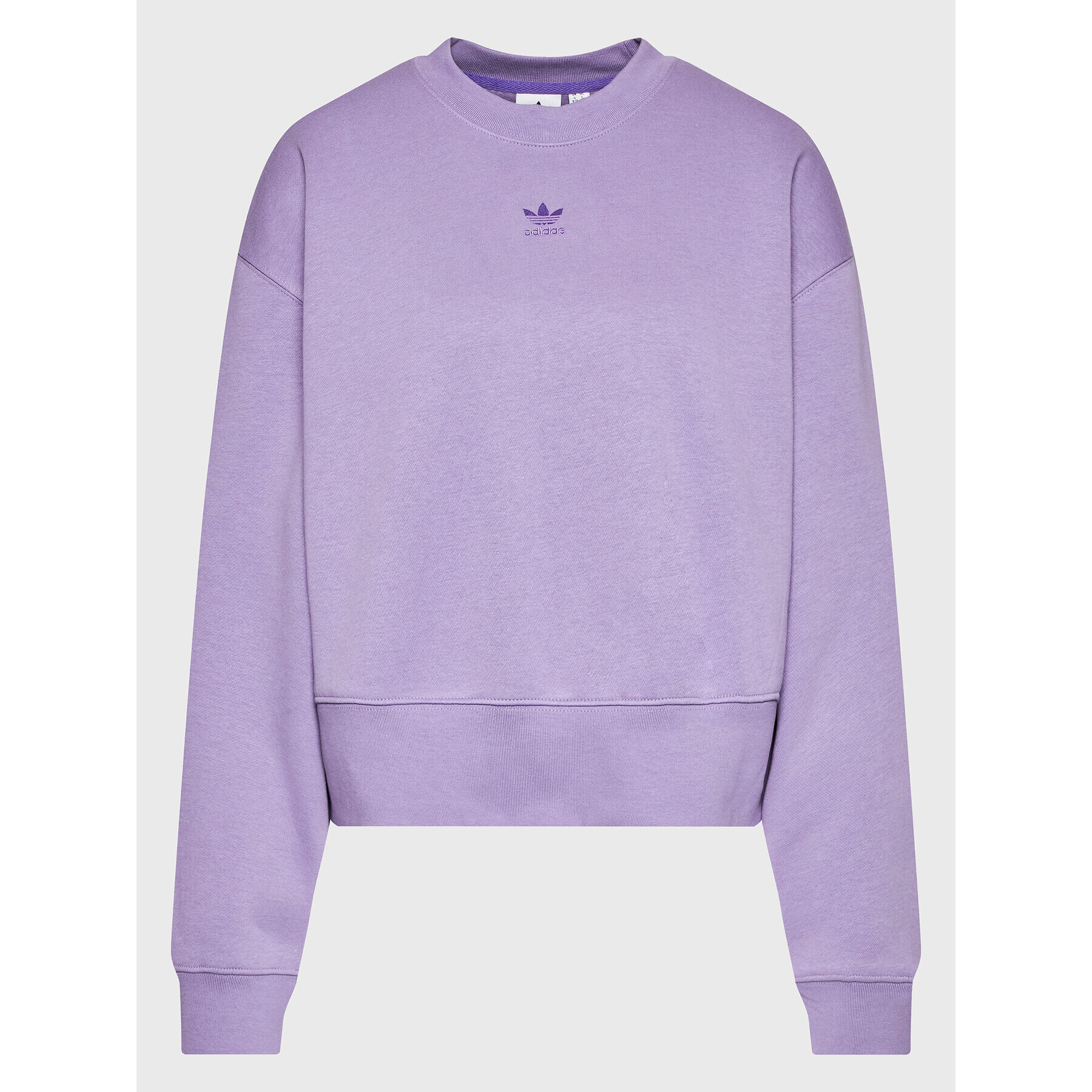 adidas Суитшърт HZ8639 Виолетов Relaxed Fit - Pepit.bg