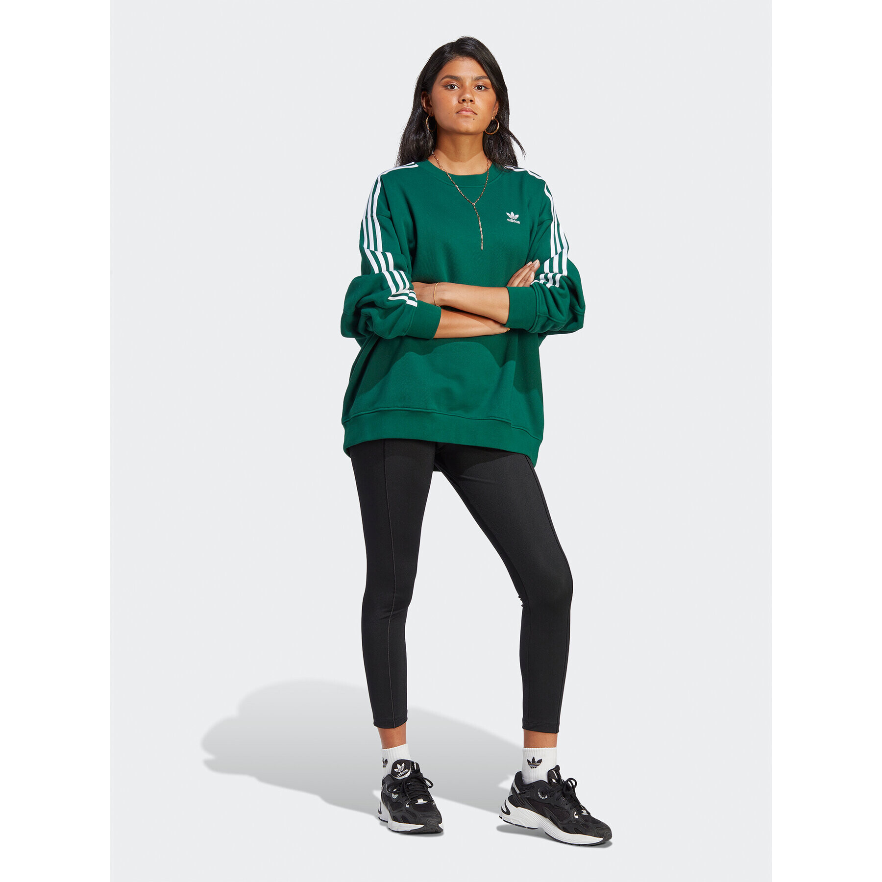 adidas Суитшърт IB7446 Зелен Regular Fit - Pepit.bg