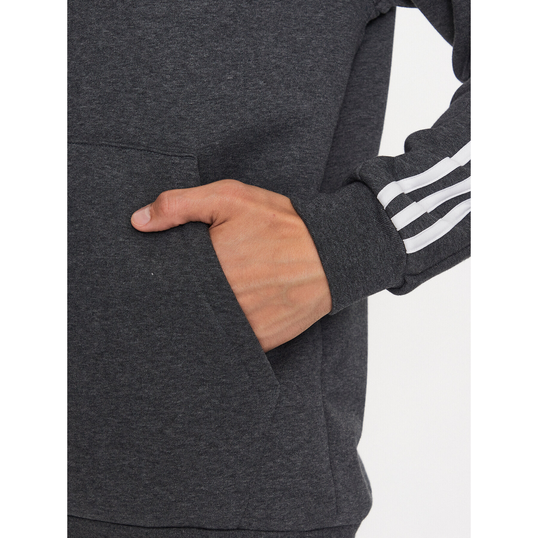 adidas Суитшърт Essentials IJ6475 Сив Regular Fit - Pepit.bg