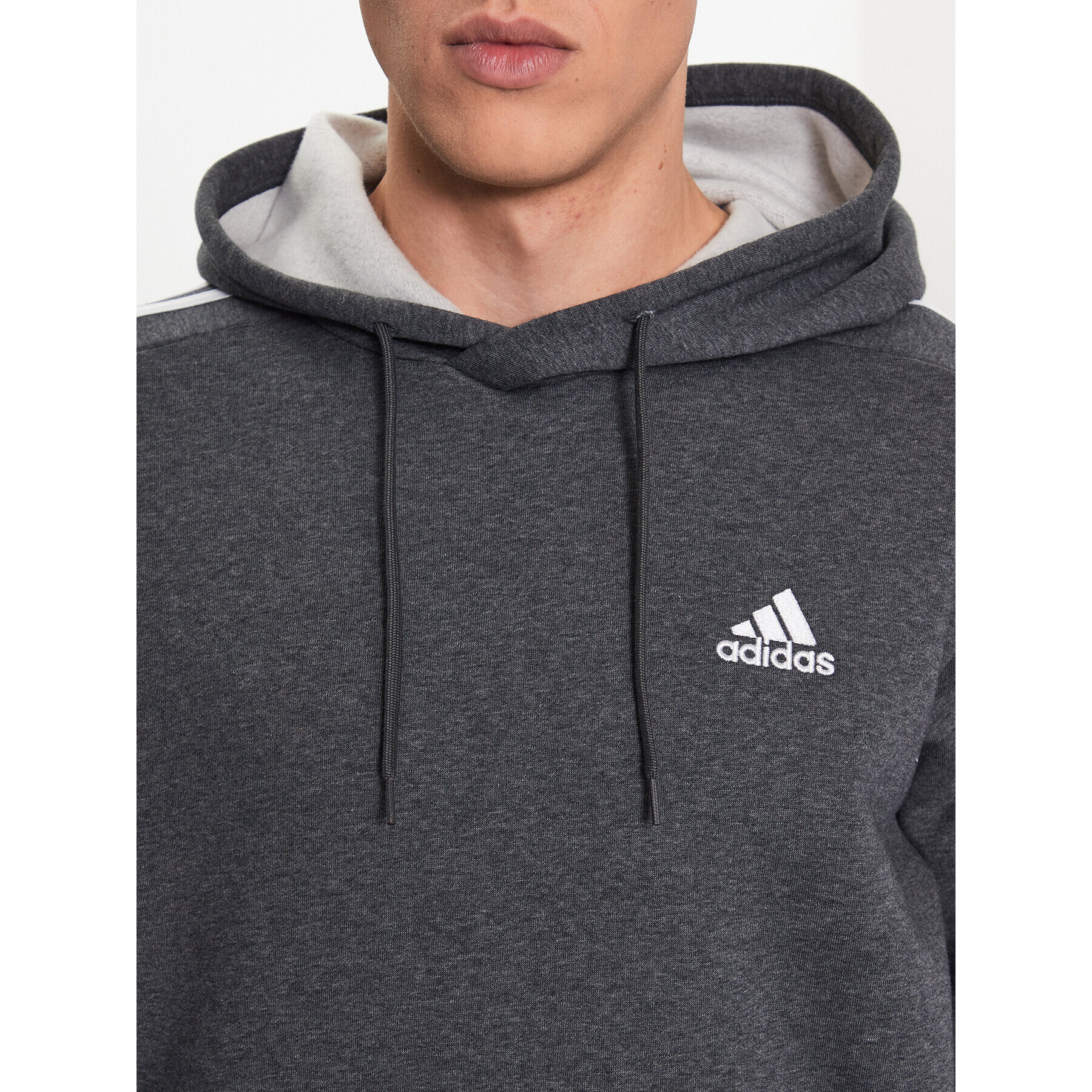 adidas Суитшърт Essentials IJ6475 Сив Regular Fit - Pepit.bg